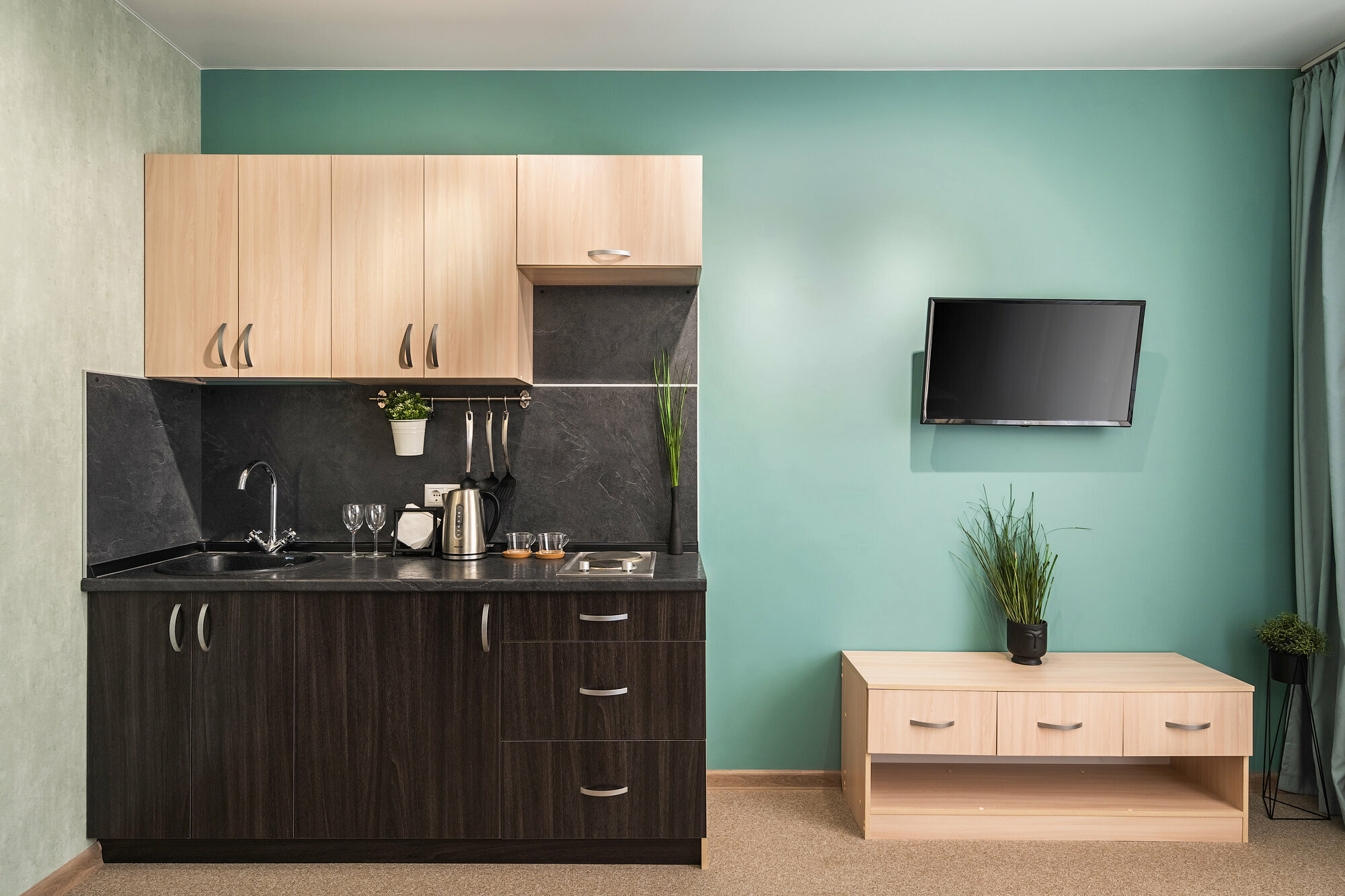 Двухместный номер с 1 кроватью и балконом