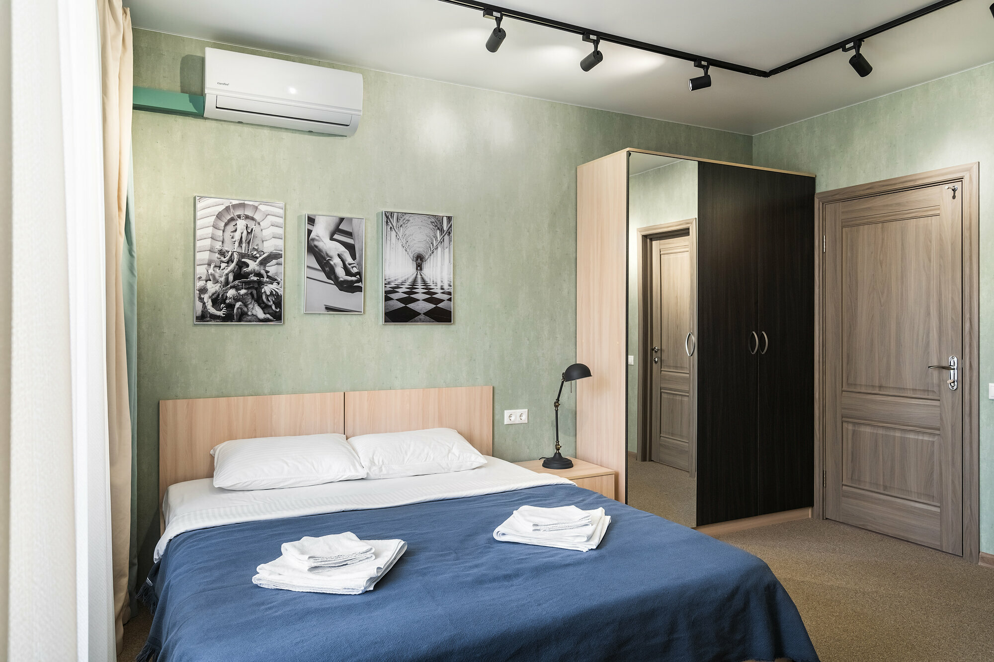 Двухместный номер с 1 кроватью и балконом