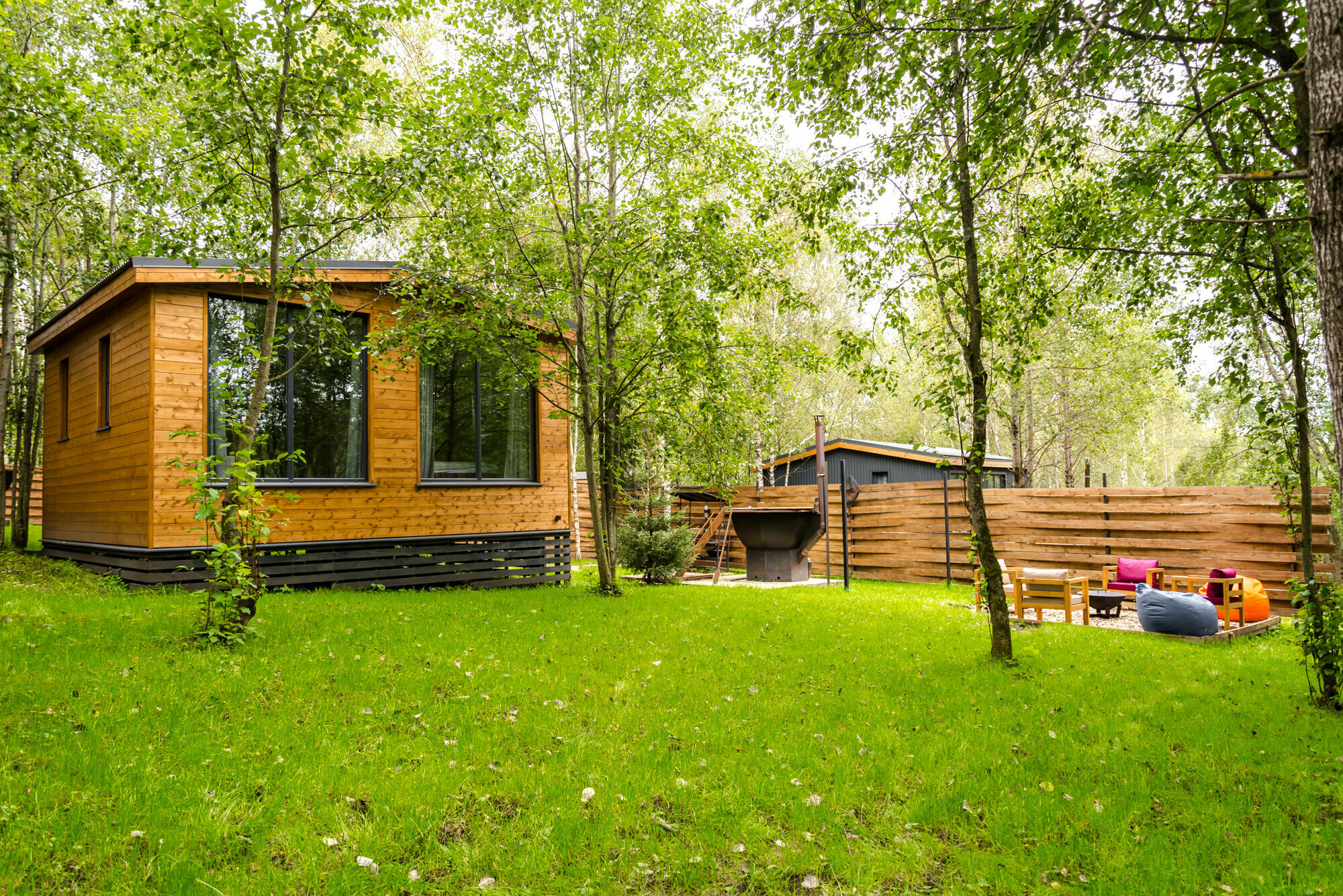 Дом с видом на лес в стиле ЛОФТ