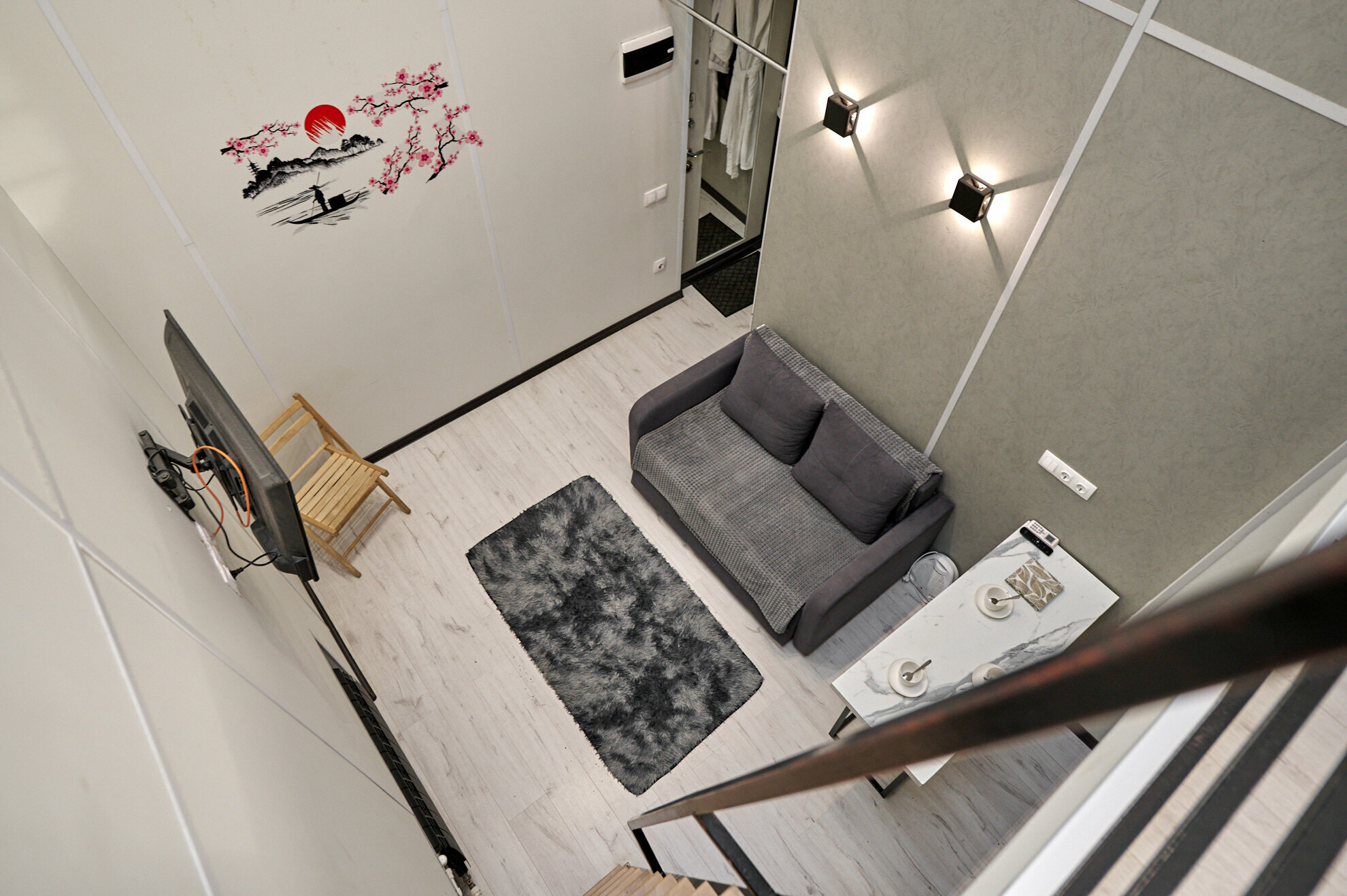 Двухместный номер-студия Делюкс с 1 кроватью