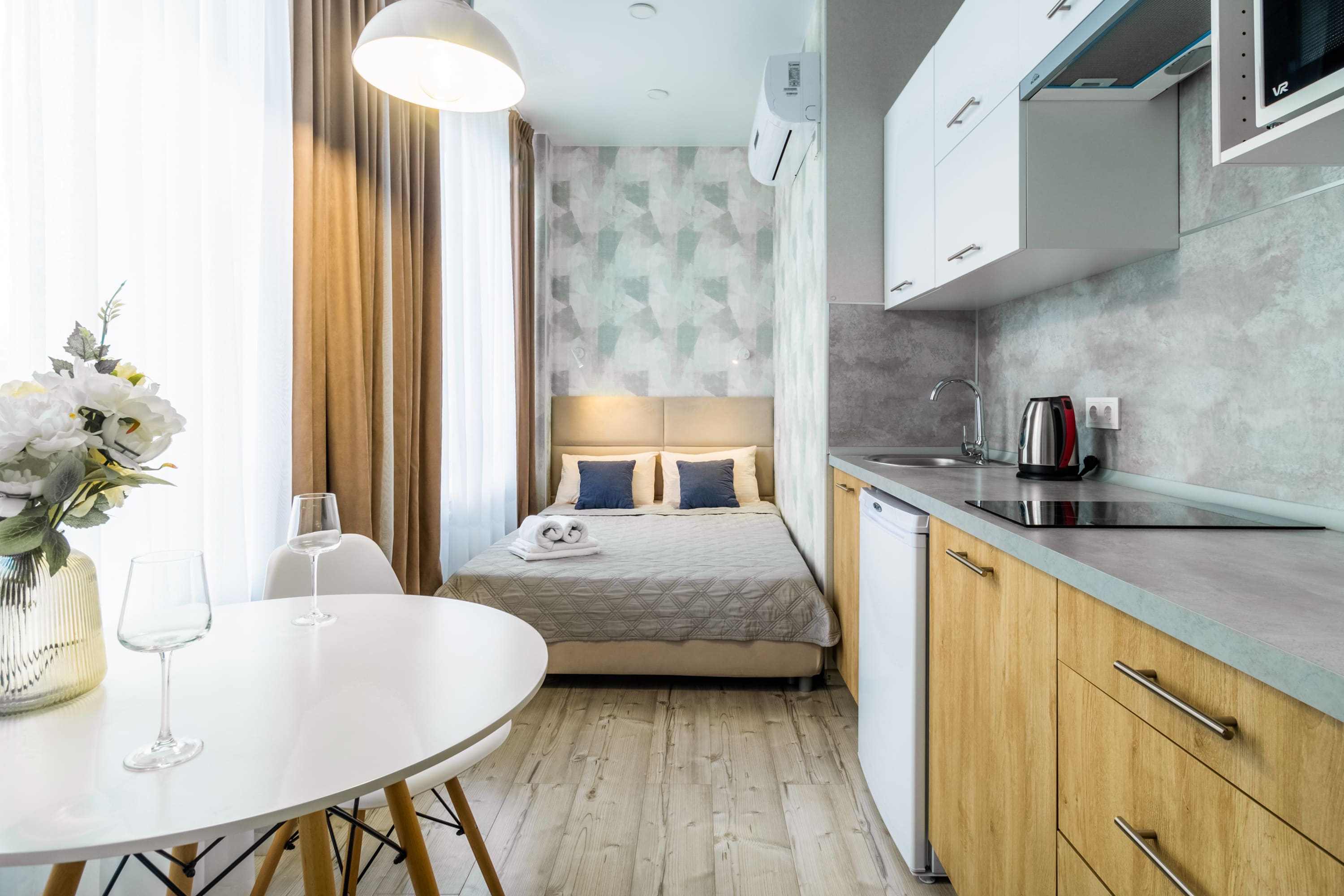 Студия Story №1607 с видом на реку