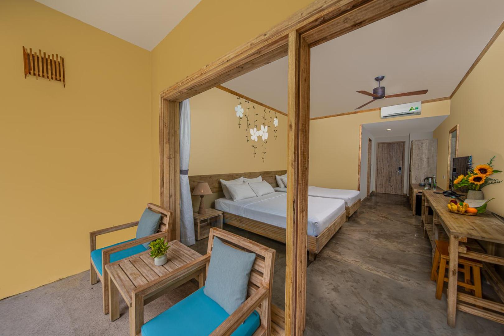 Deluxe Triple Room with Garden View