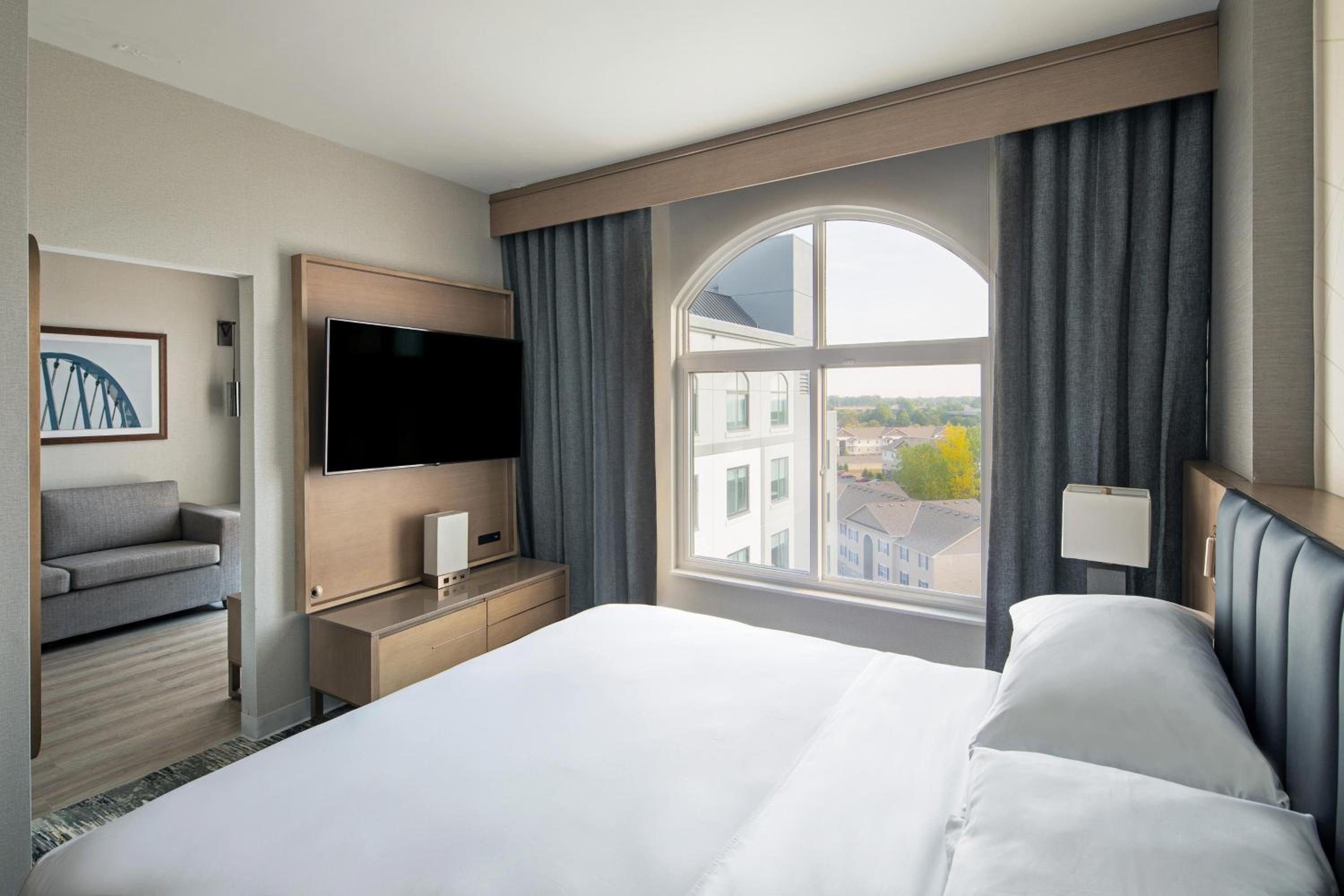 Accessible Queen Suite with Sofa Bed