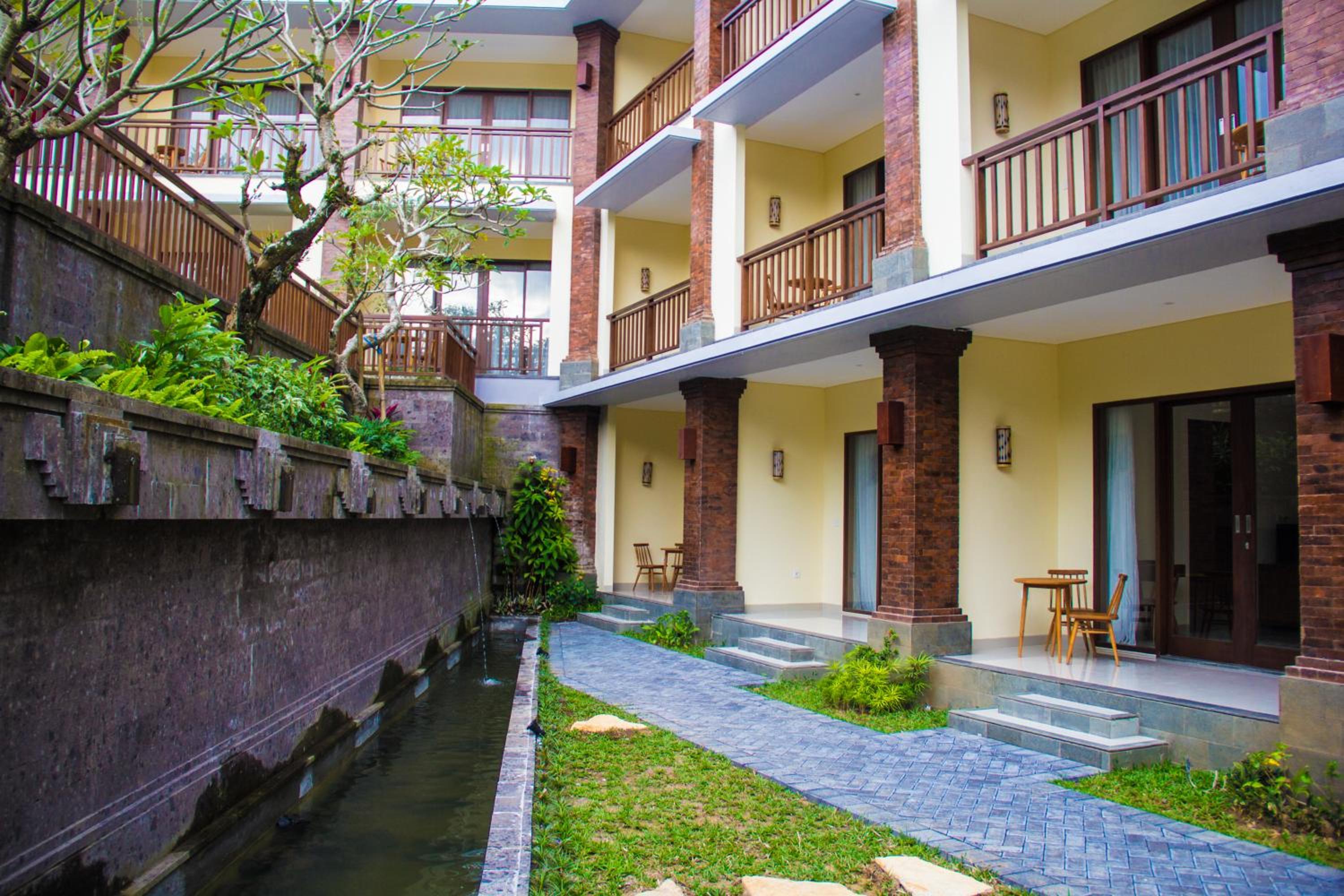 Superior Garden and Pool View with Balcony