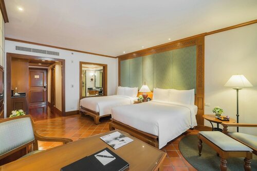 Room, 2 Double Beds, Garden View (Balcony) в JW Marriott Phuket Resort & Spa