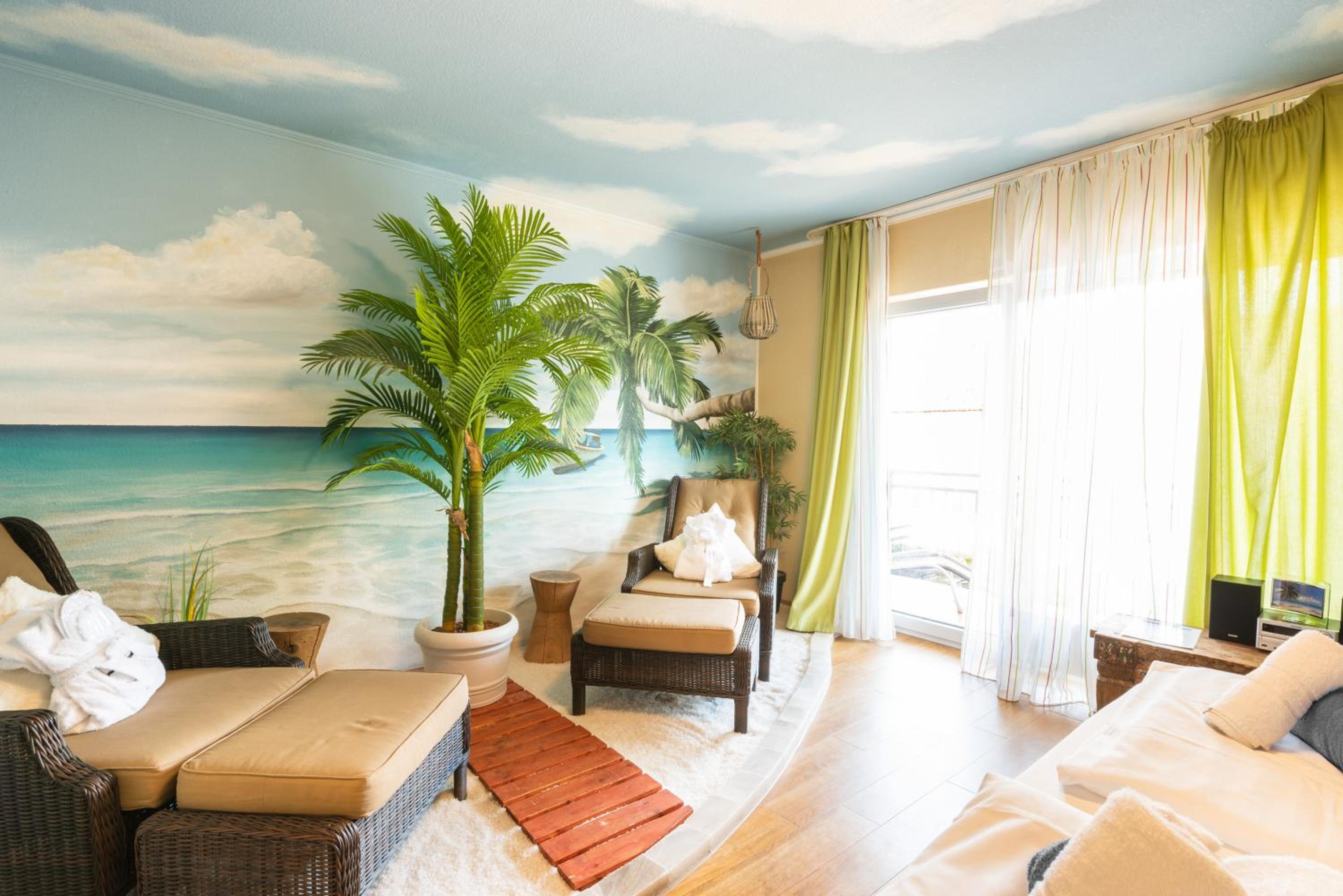 Double Room with Balcony and Sauna