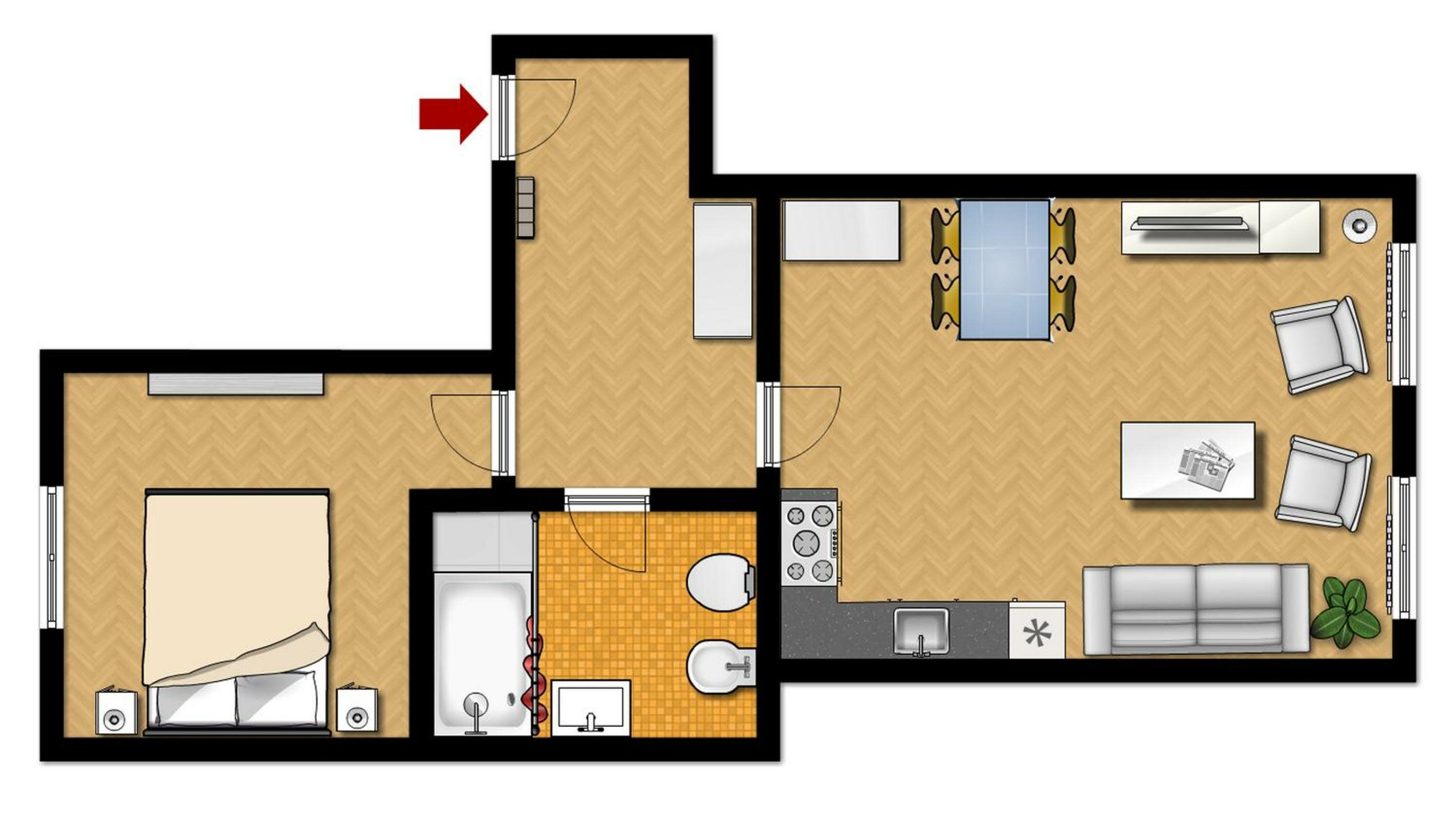 One-Bedroom Apartment