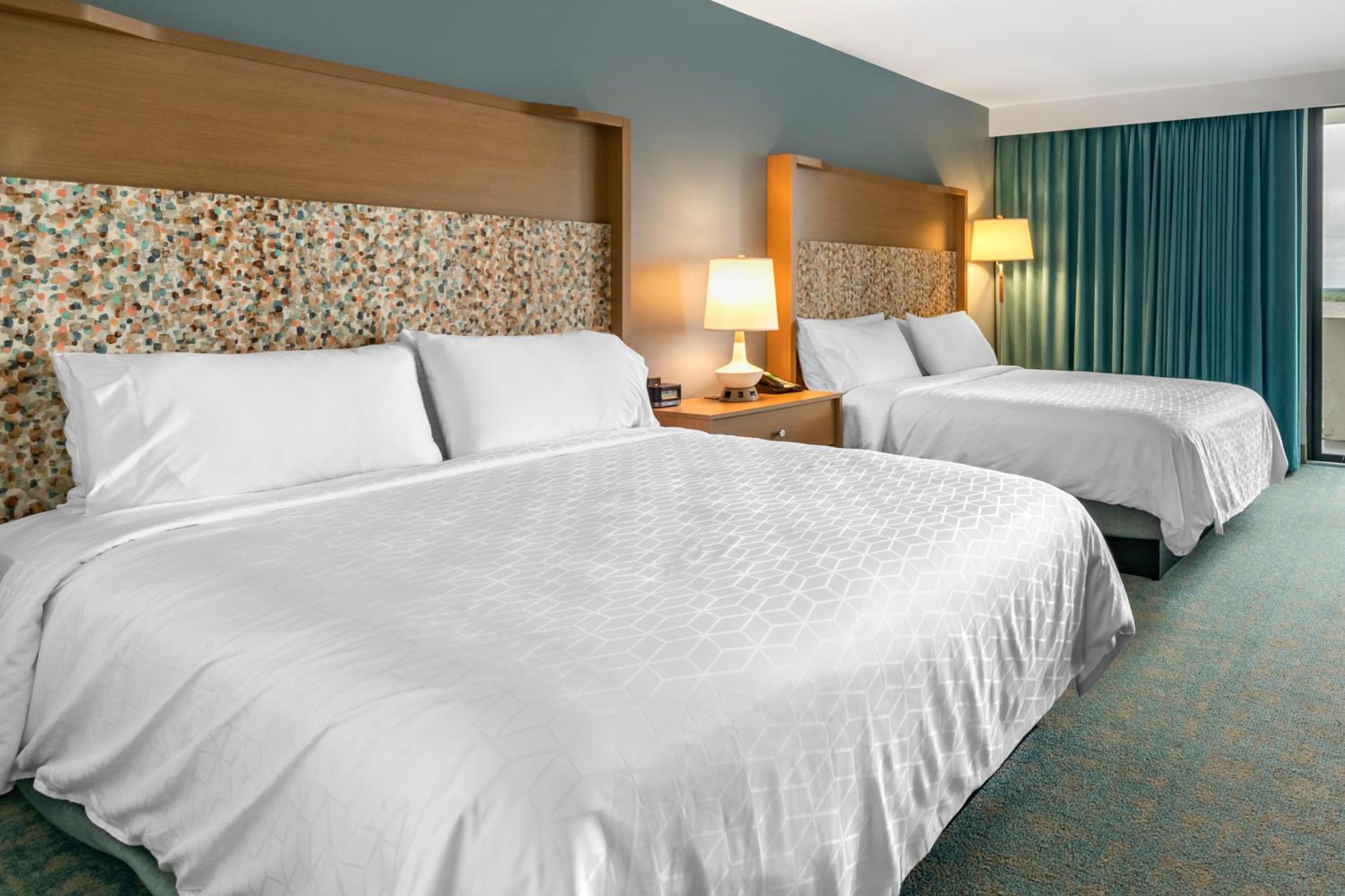 Queen Room with Two Queen Beds and Disney Springs View