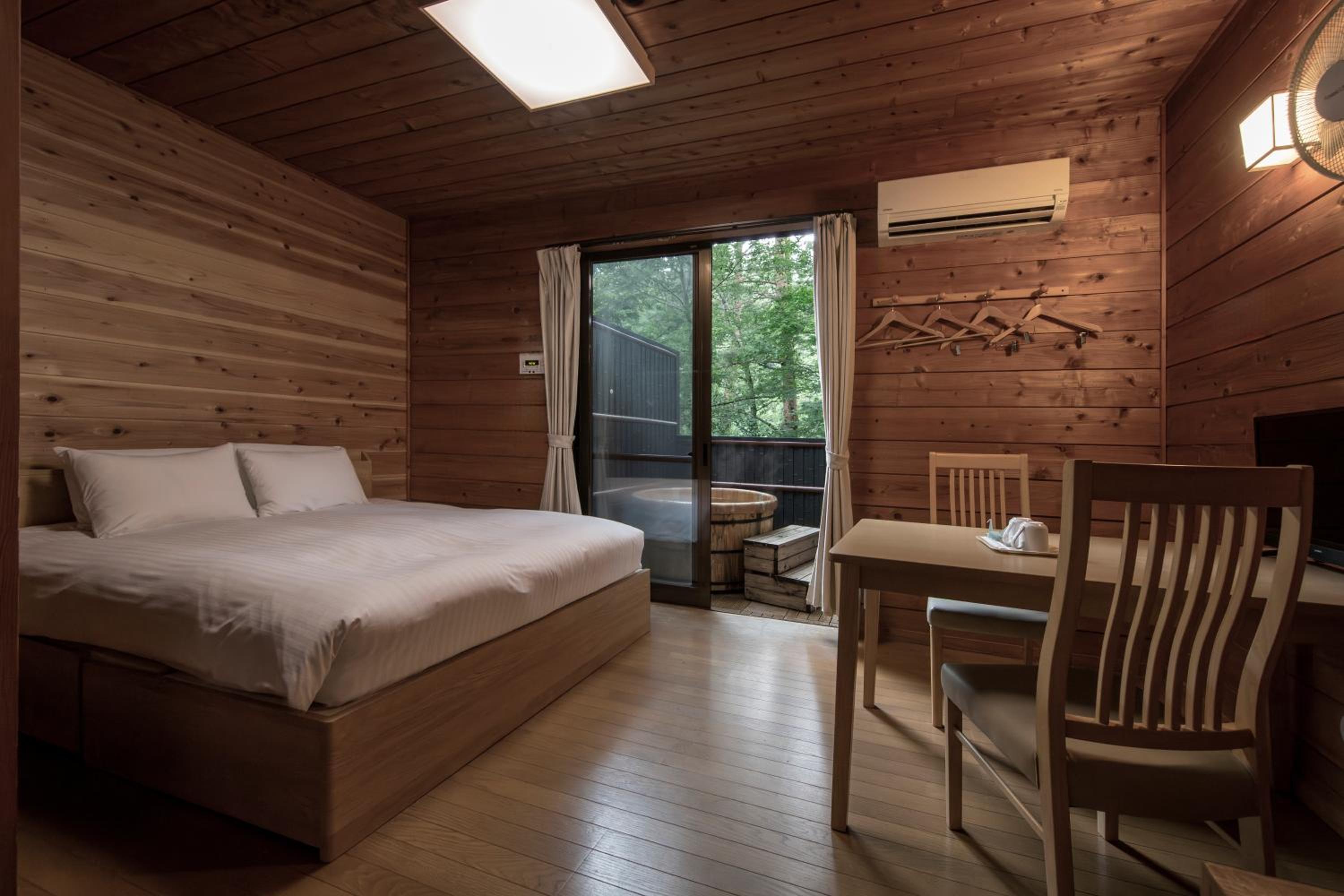 Cottage Double Room With Open Air Wood Bath Building B