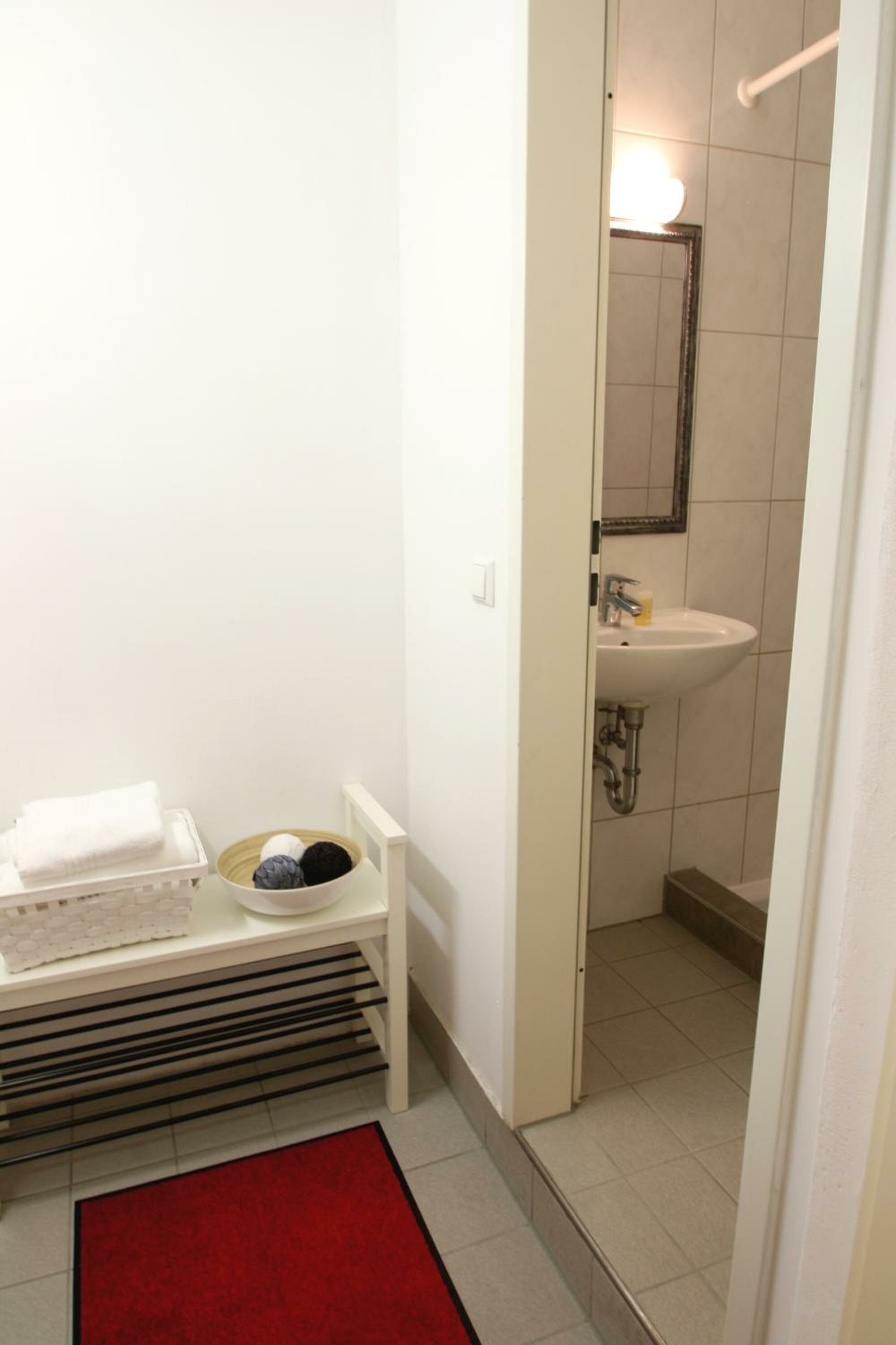 Studio (private bathroom outside of room)