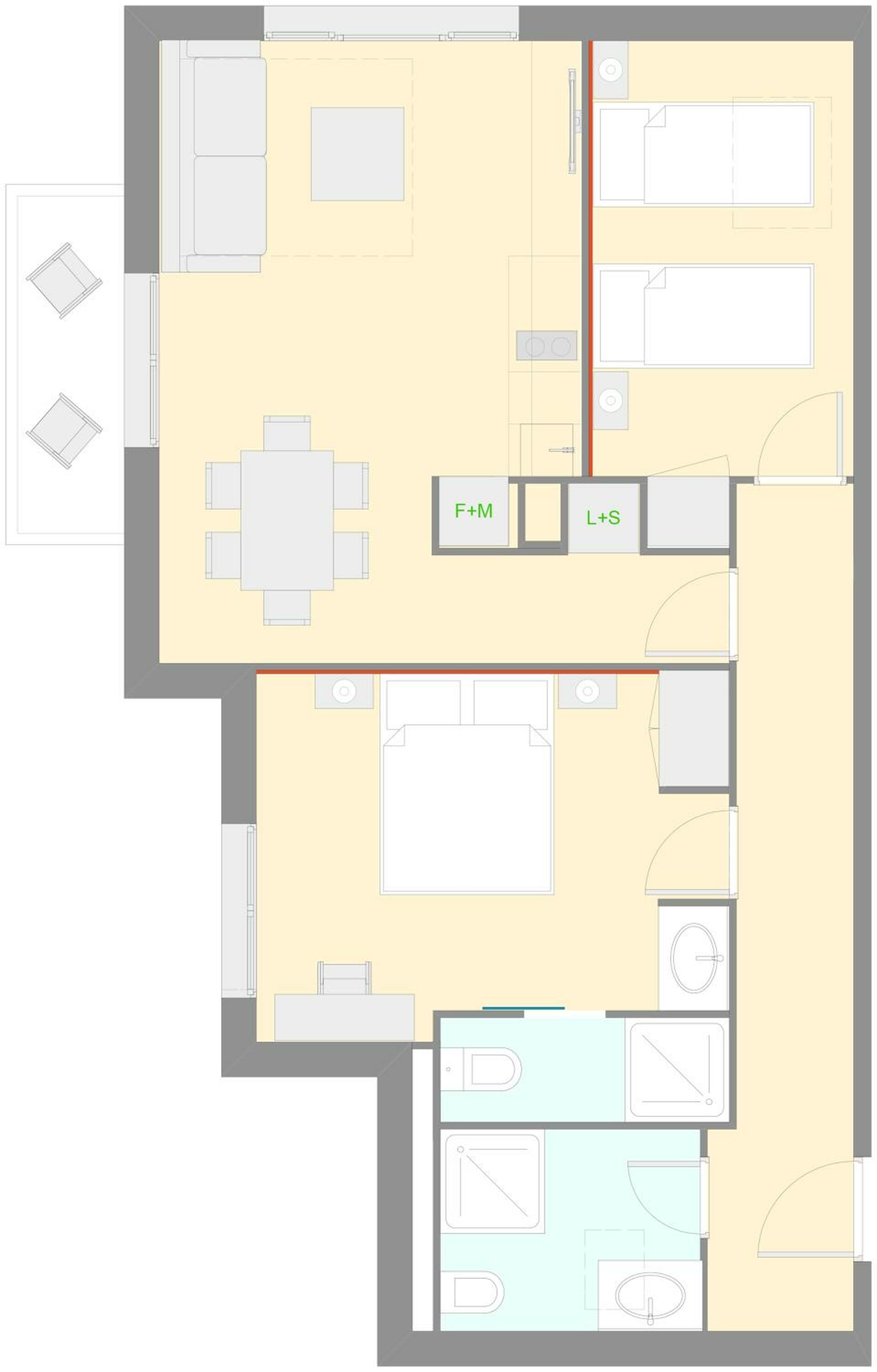 Superior Two-Bedroom Apartment