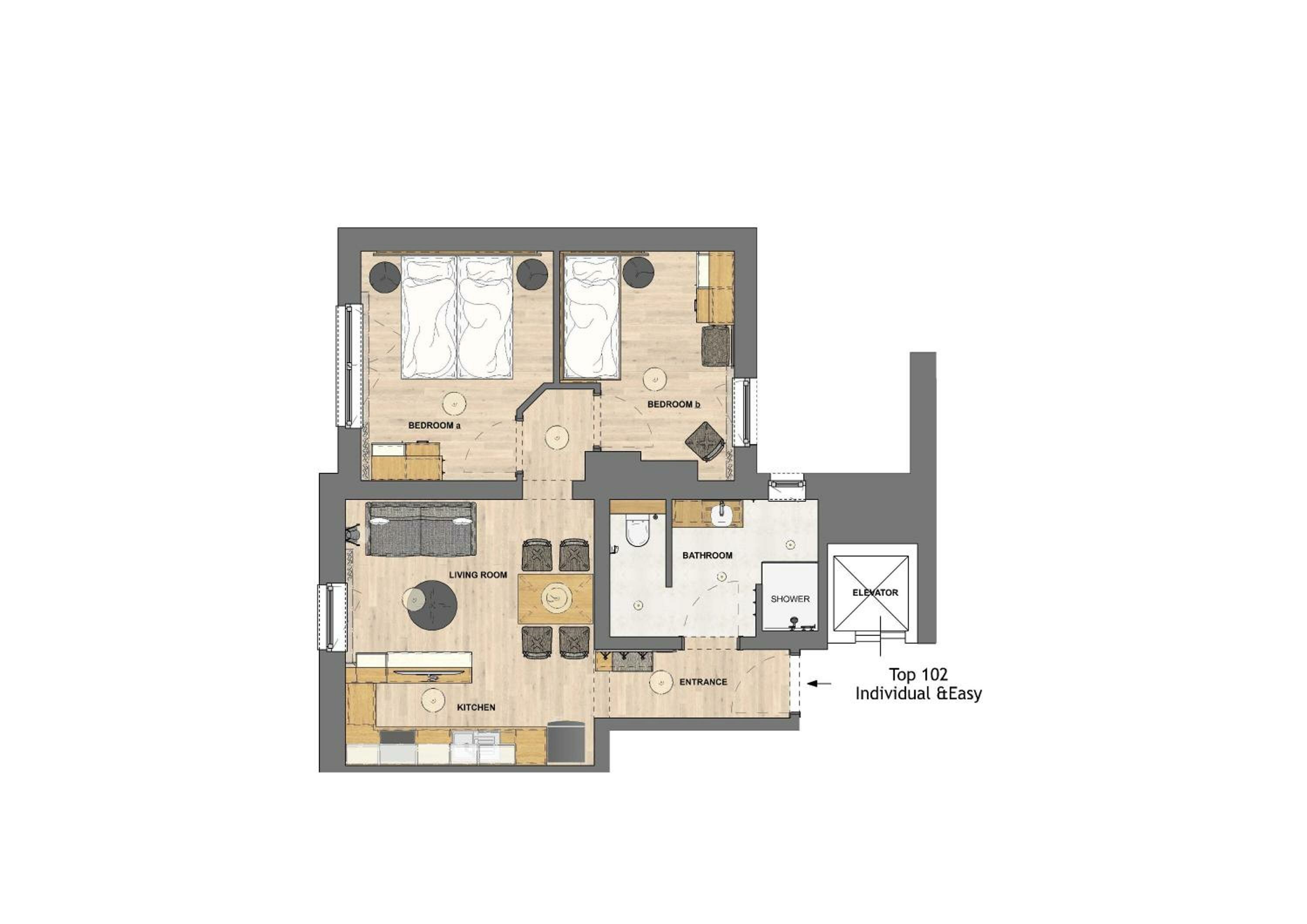 Two-Bedroom Apartment