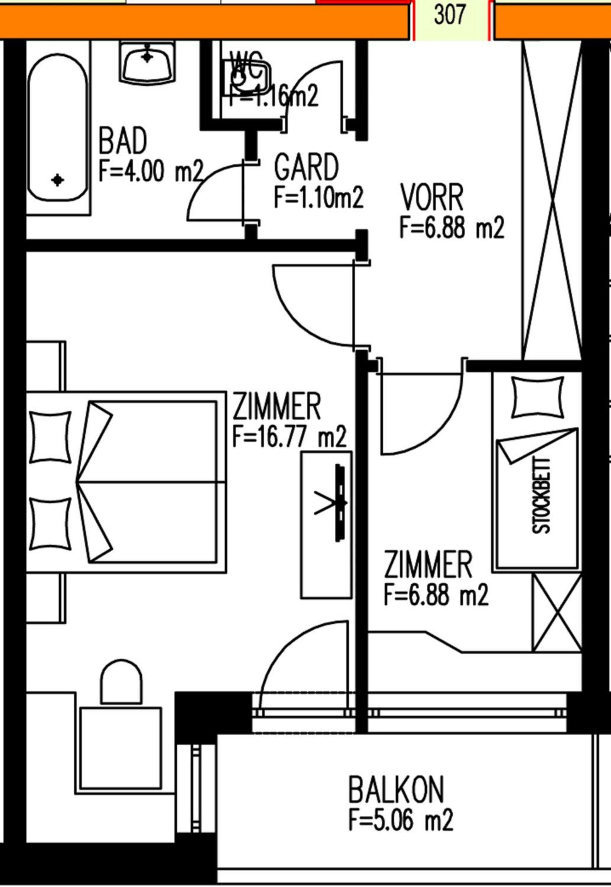 Family Room with Balcony