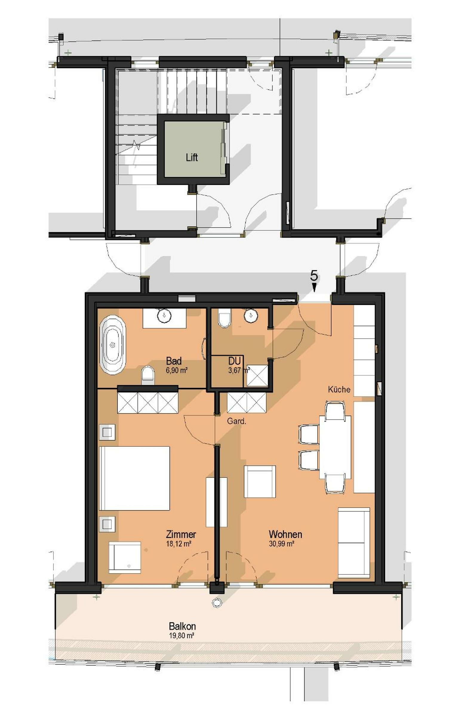 One-Bedroom Apartment