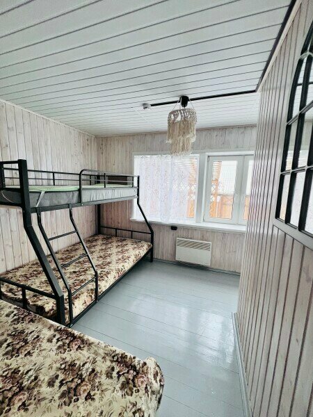 Шале с зоной кострища и беседкой