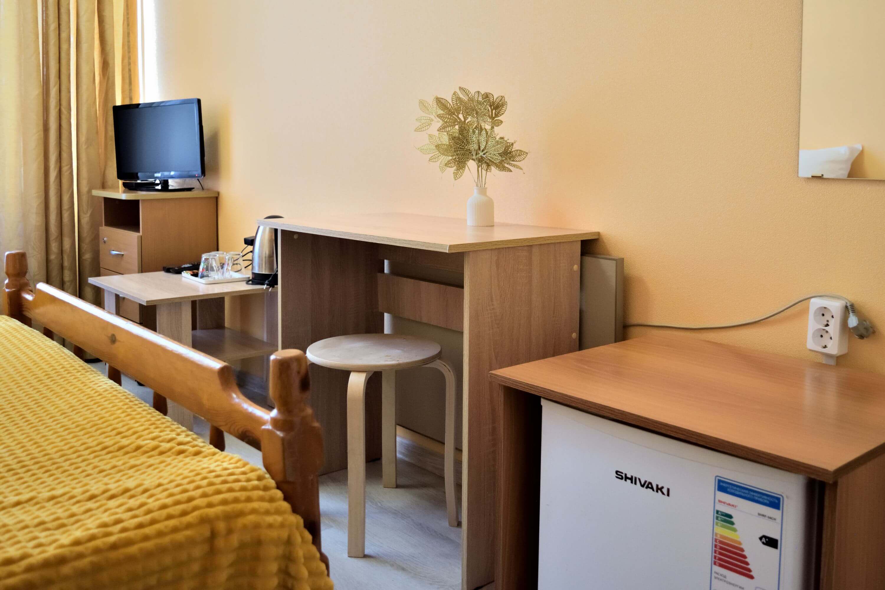 №5. Семейный номер с дополнительным спальным местом и видом на горы