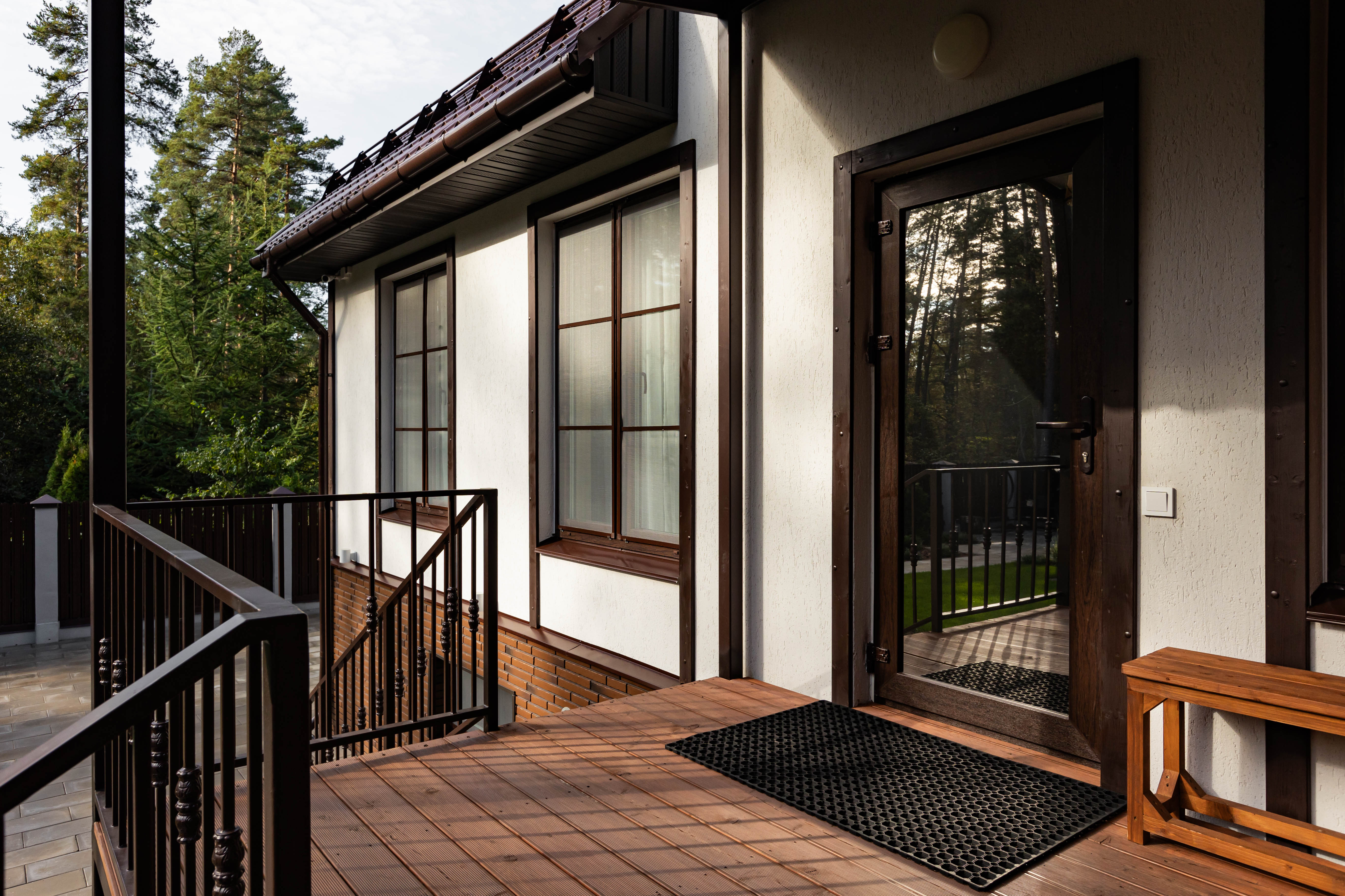 Коттедж с видом на лес