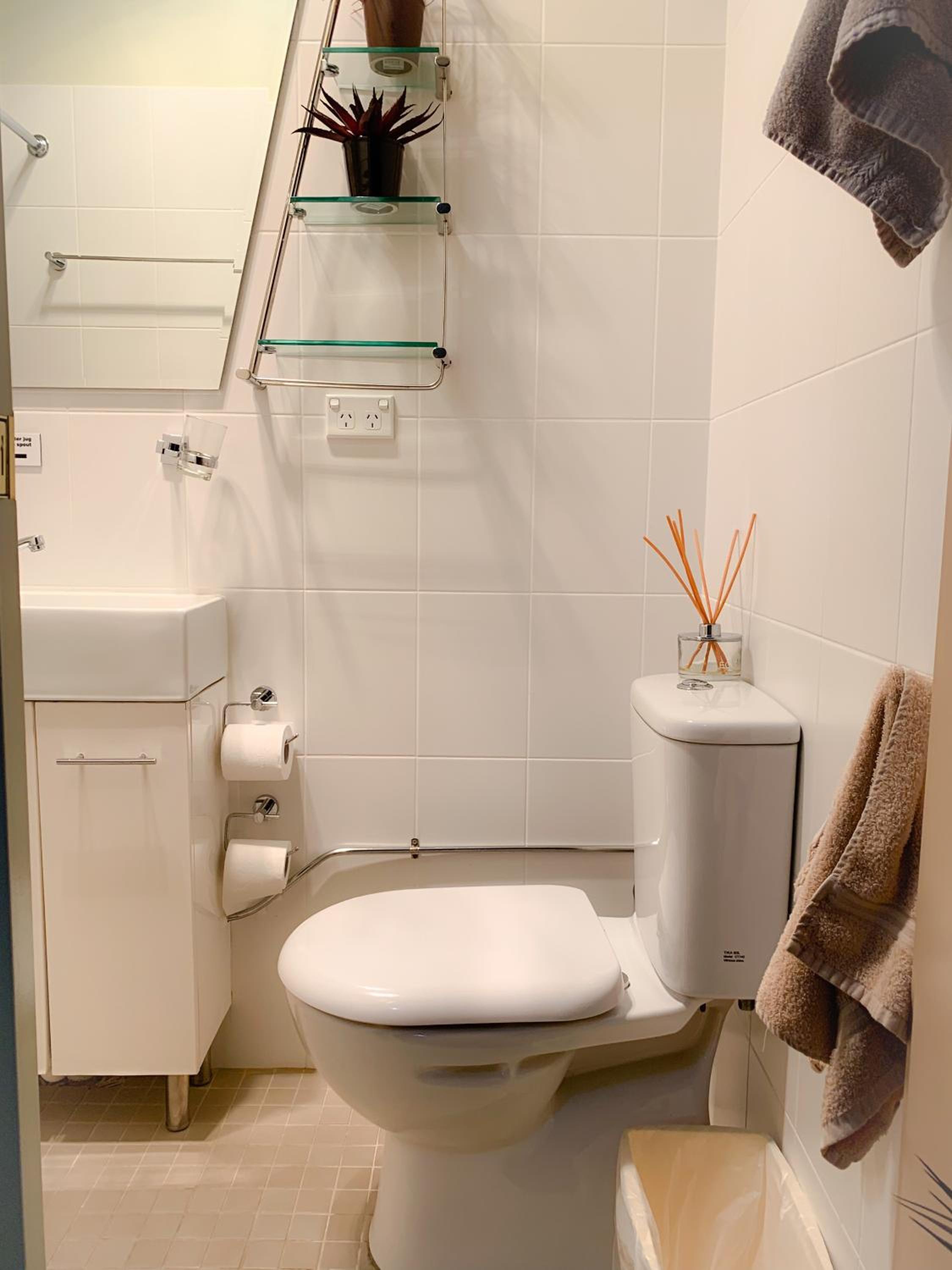 Small Compact Motel Style Room (internal window only)