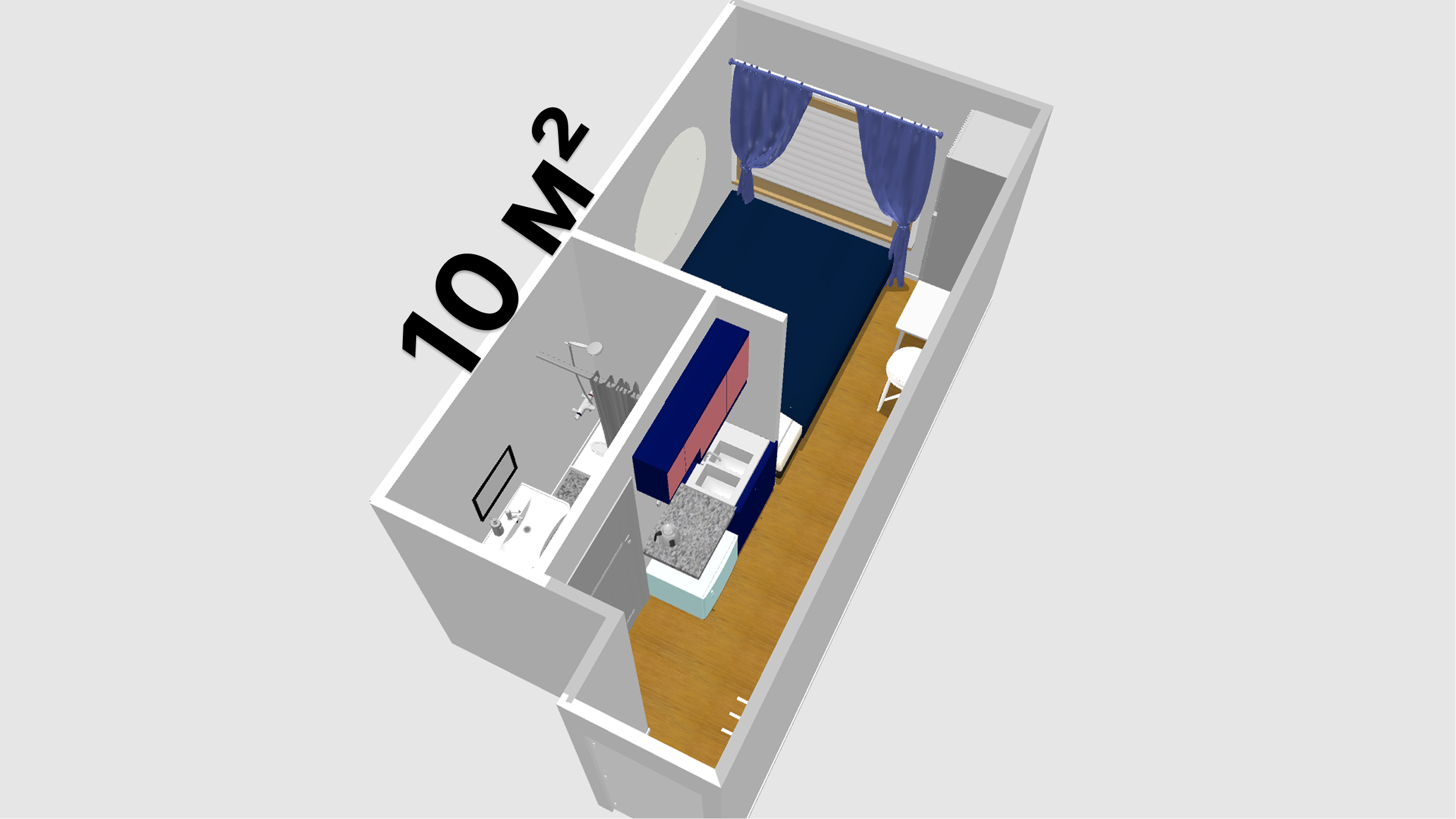 Одноместный гостиничный номер с кухней #4