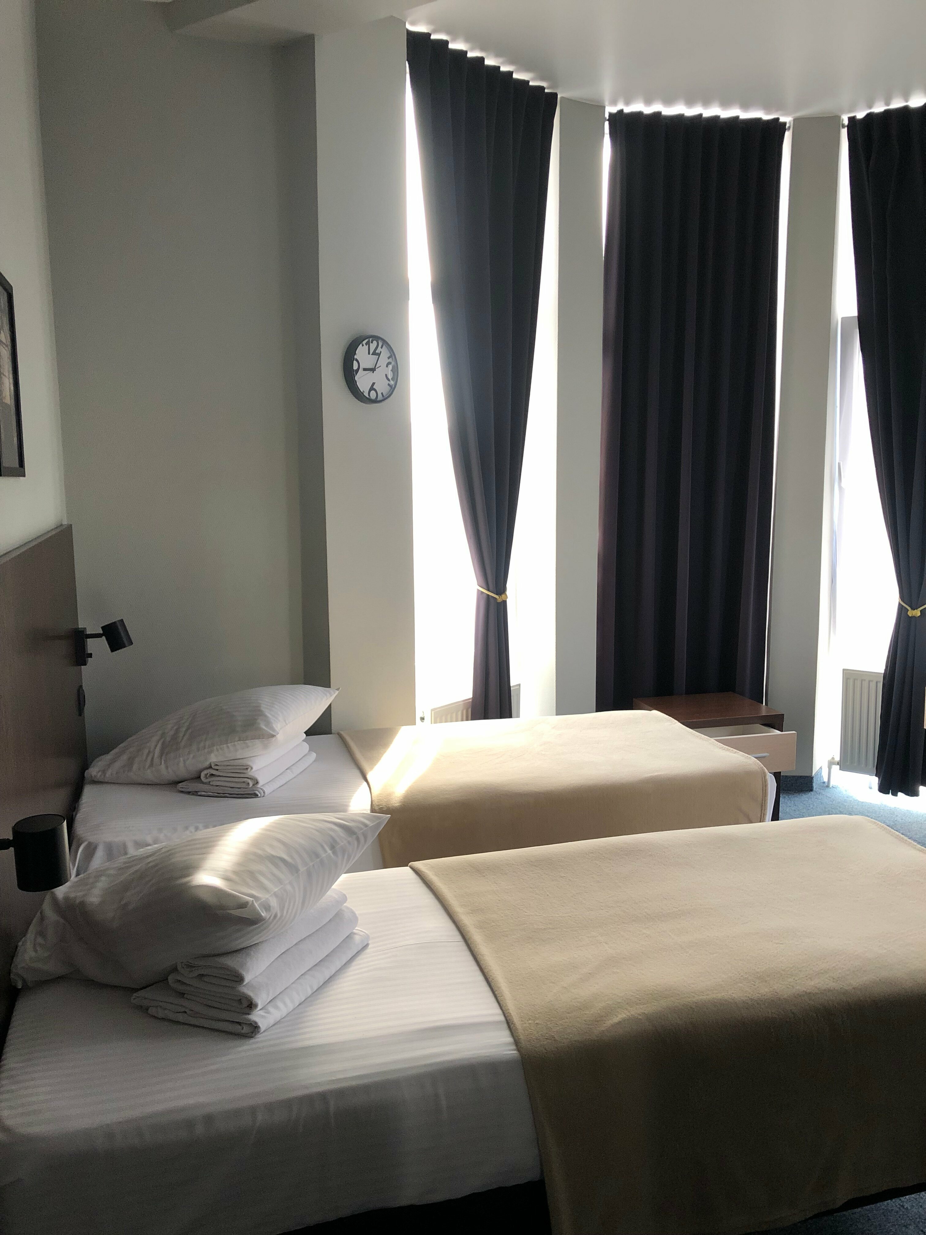 Двухместный номер с 2 отдельными кроватями, вид на город