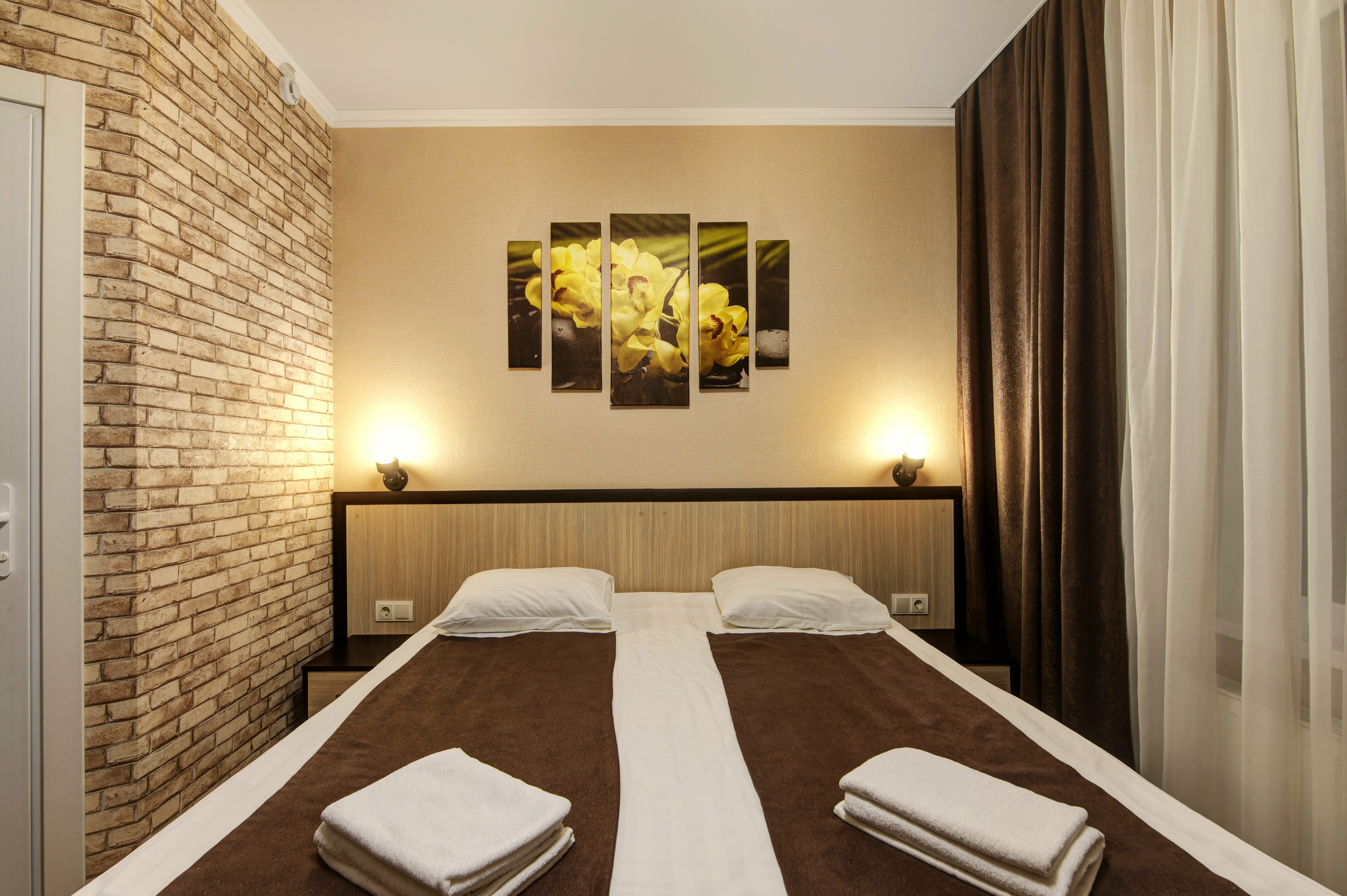 Двухместный номер с 1 кроватью или 2 отдельными кроватями и балконом