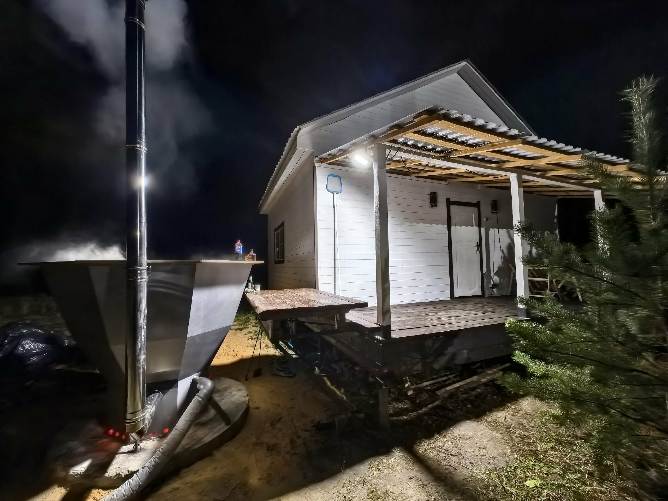 Большой дом с баней и чаном