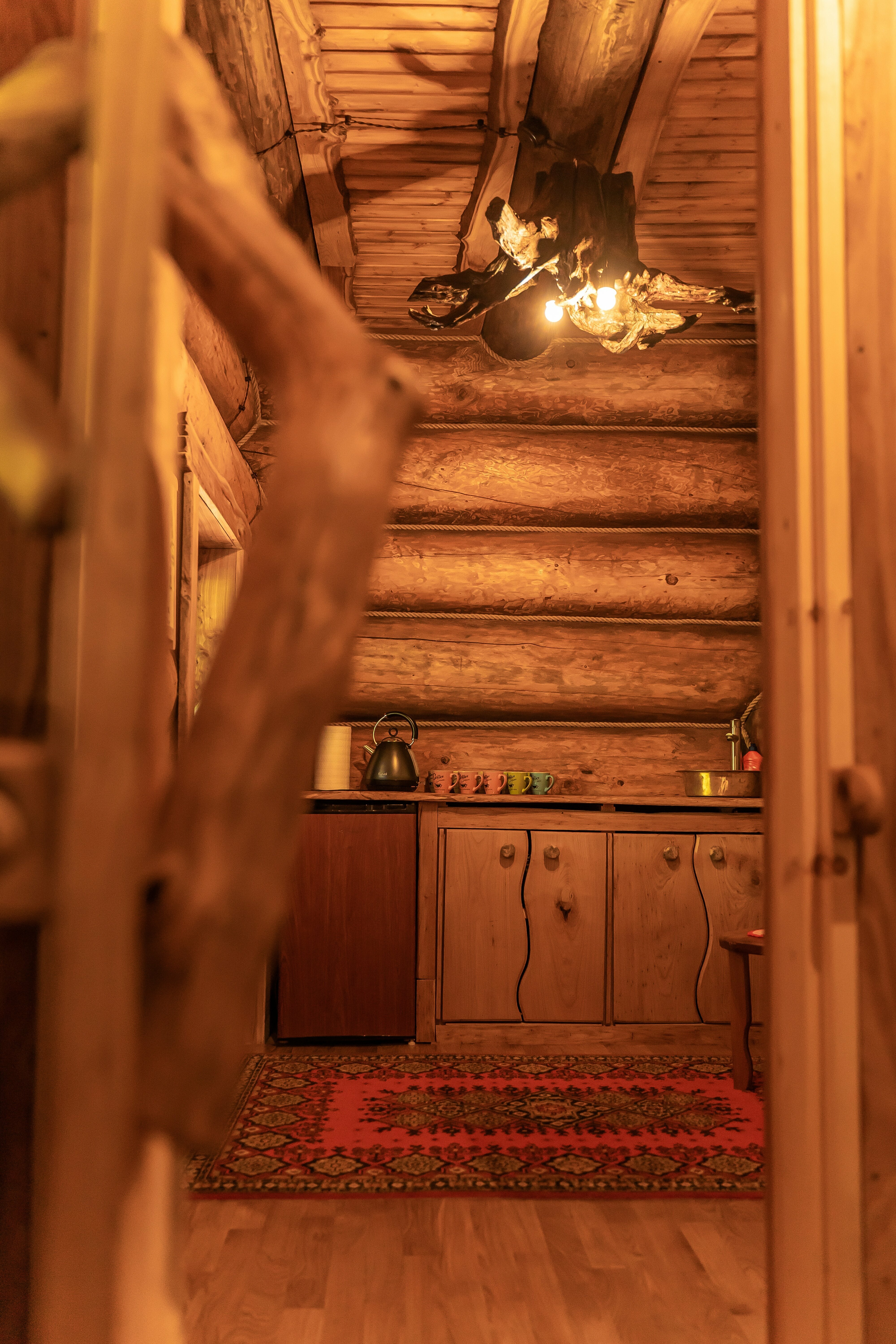 Дом из сруба на компанию