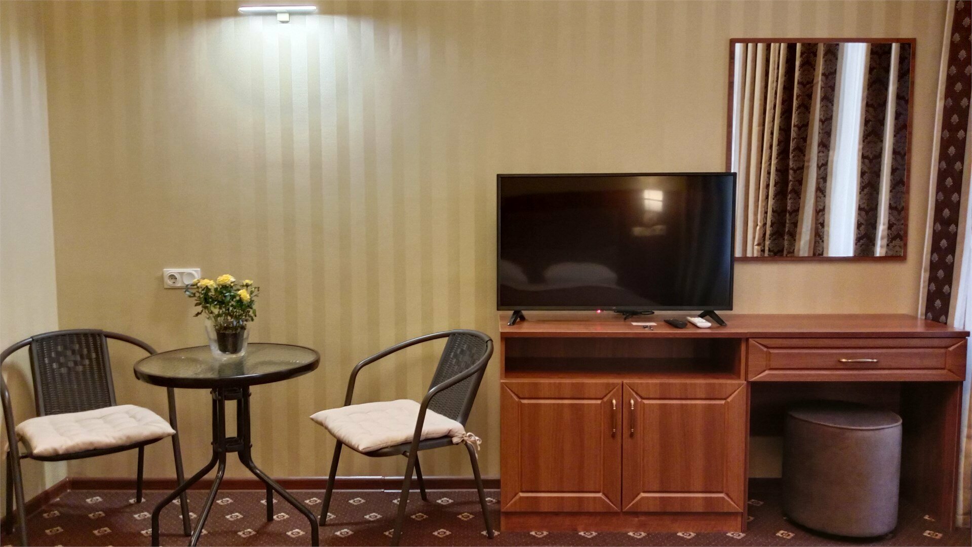 Двухместный Делюкс с одной двуспальной или двумя односпальными кроватями