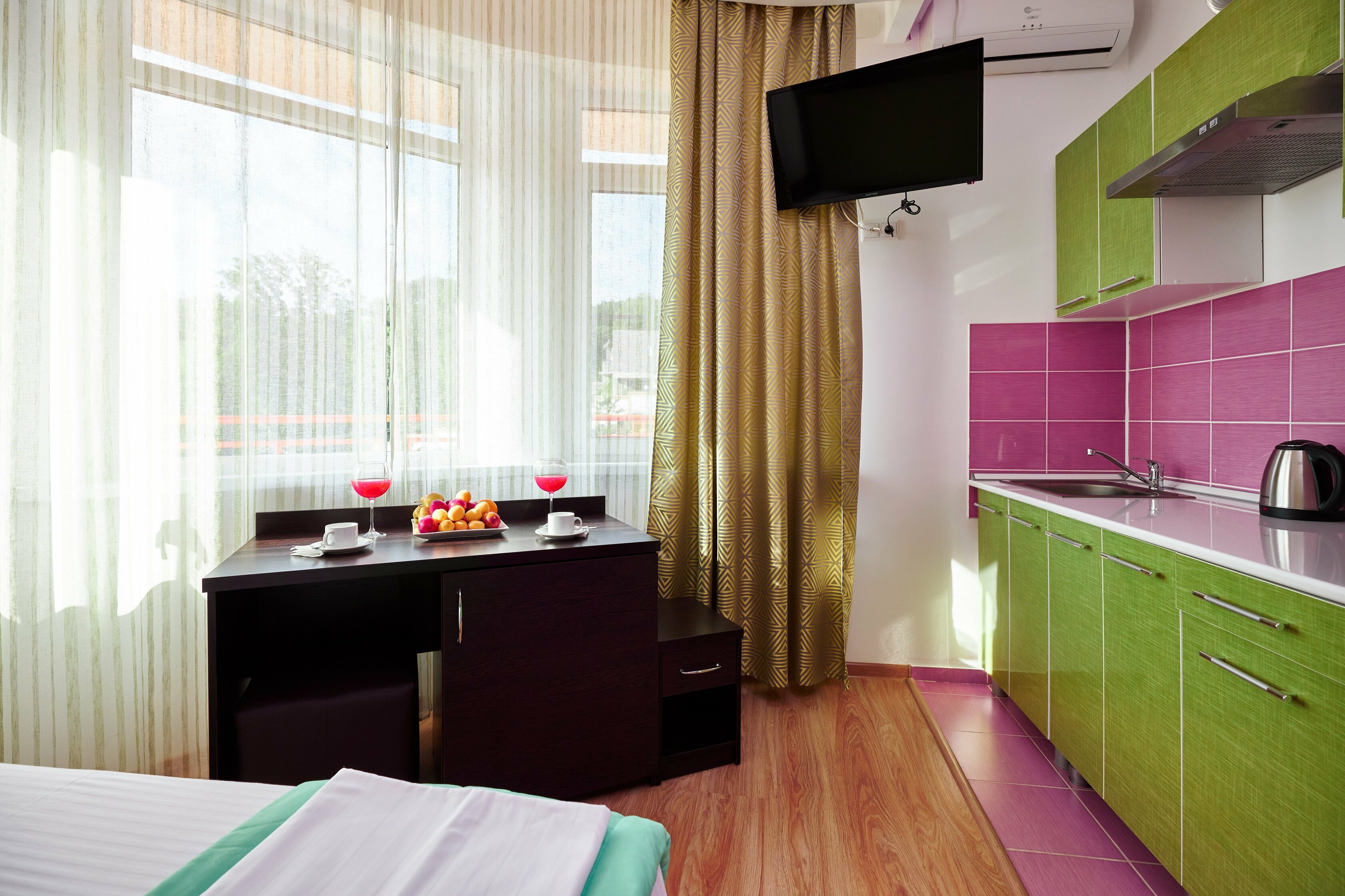 Сингл Делюкс без балкона с видом на сад и горы