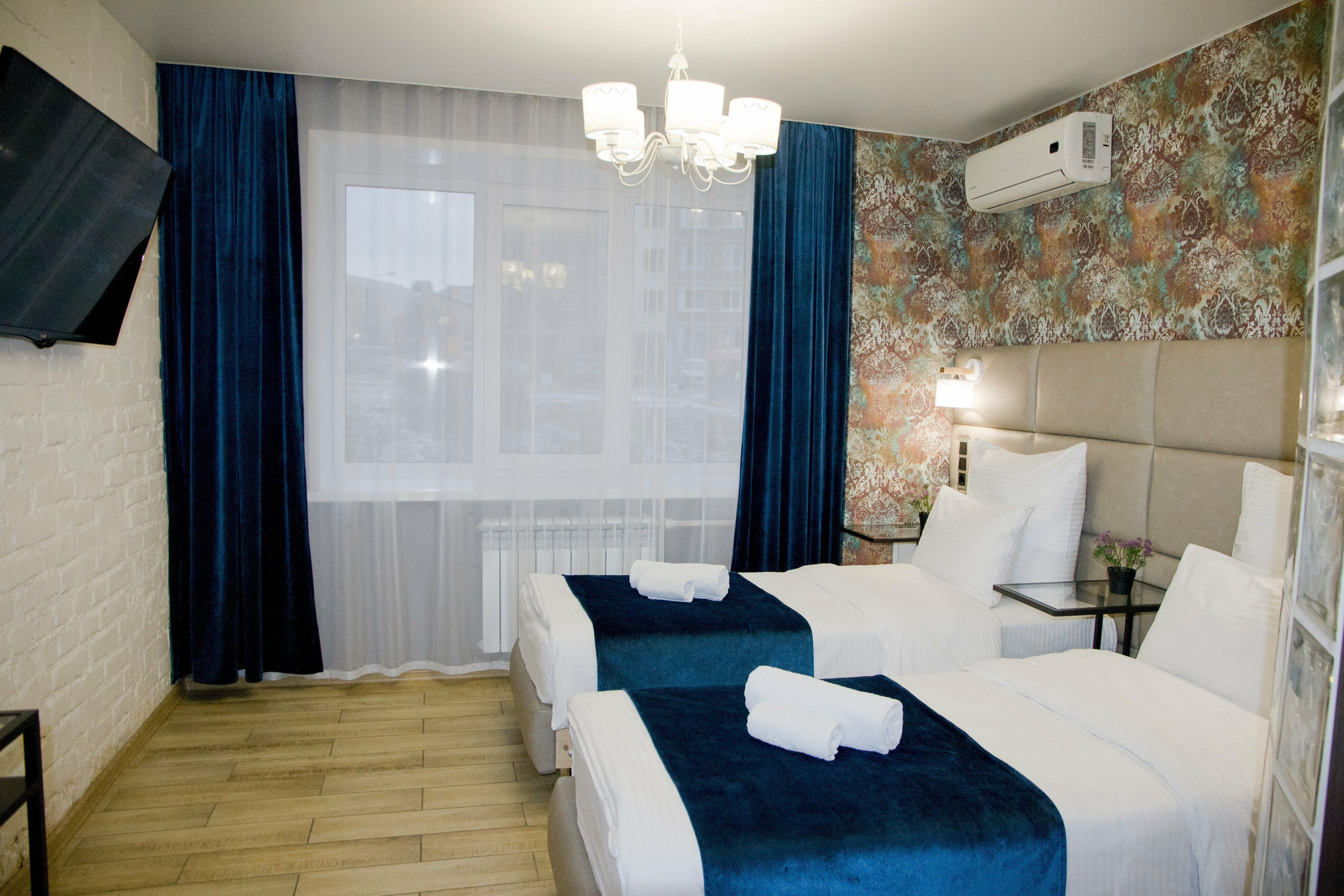 Отель Барбарис на Мира 56, номер с 1 большой кроватью или 2 отдельными кроватями