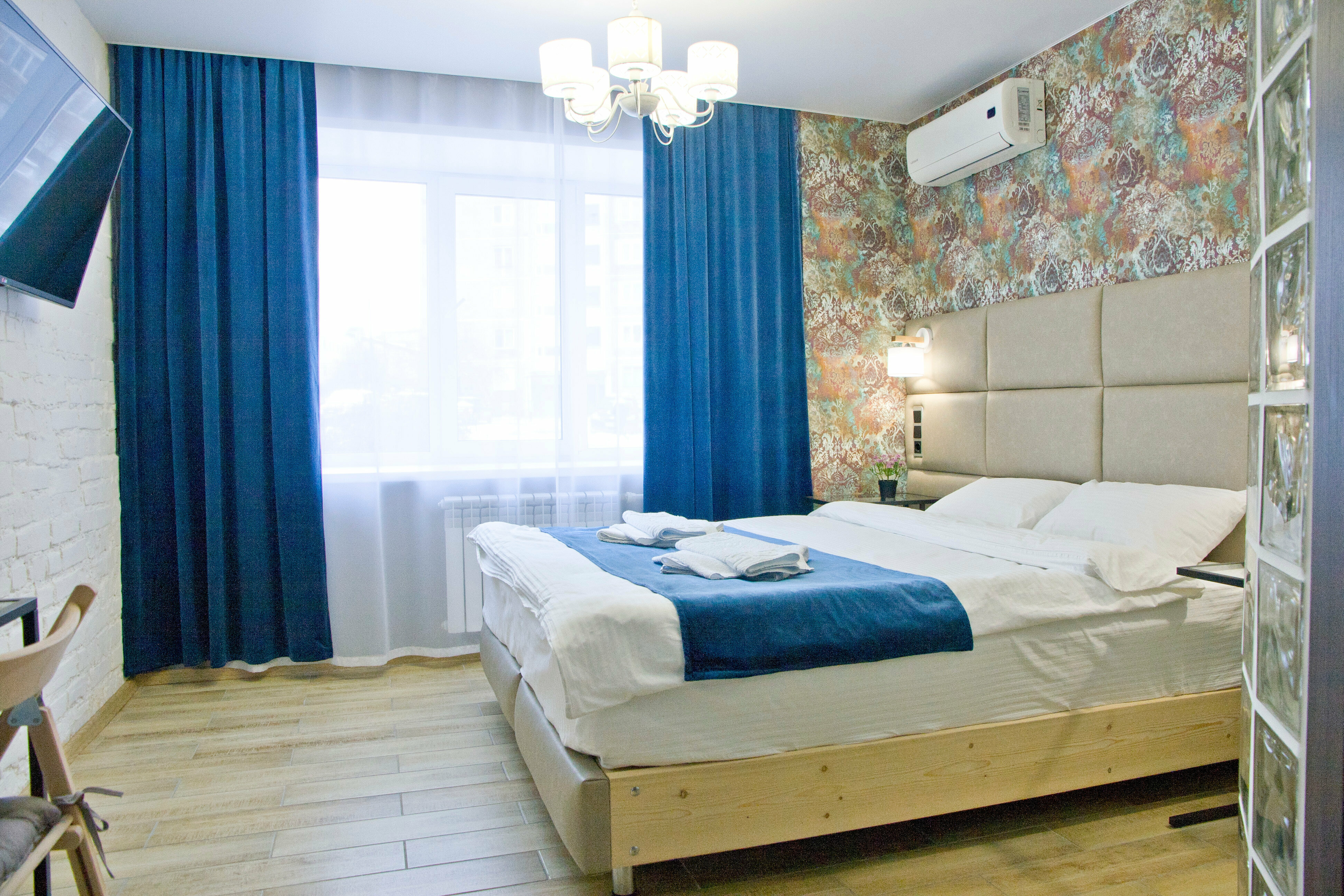 Отель Барбарис на Мира 56, номер с 1 большой кроватью или 2 отдельными кроватями