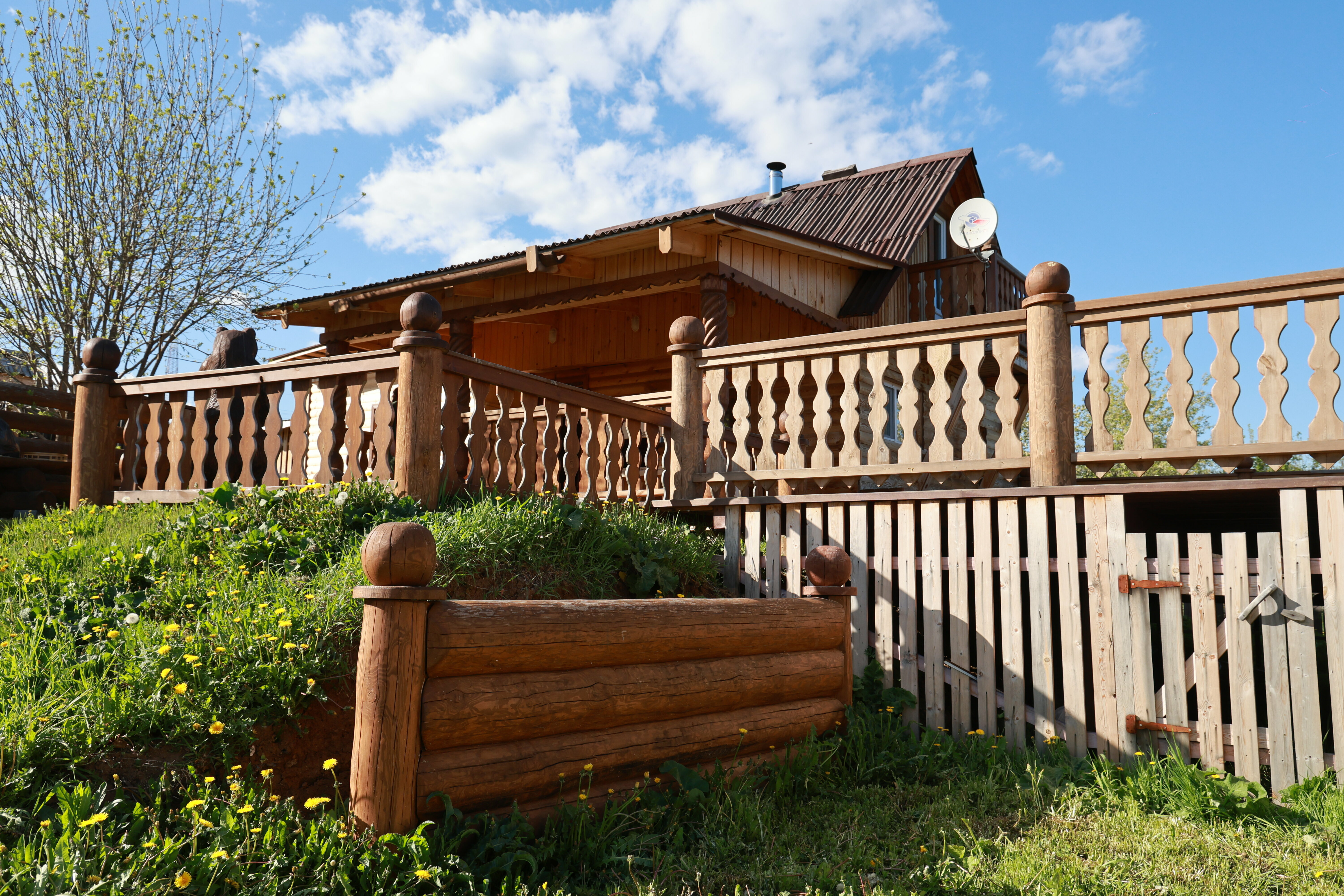 Дом-баня на Белом