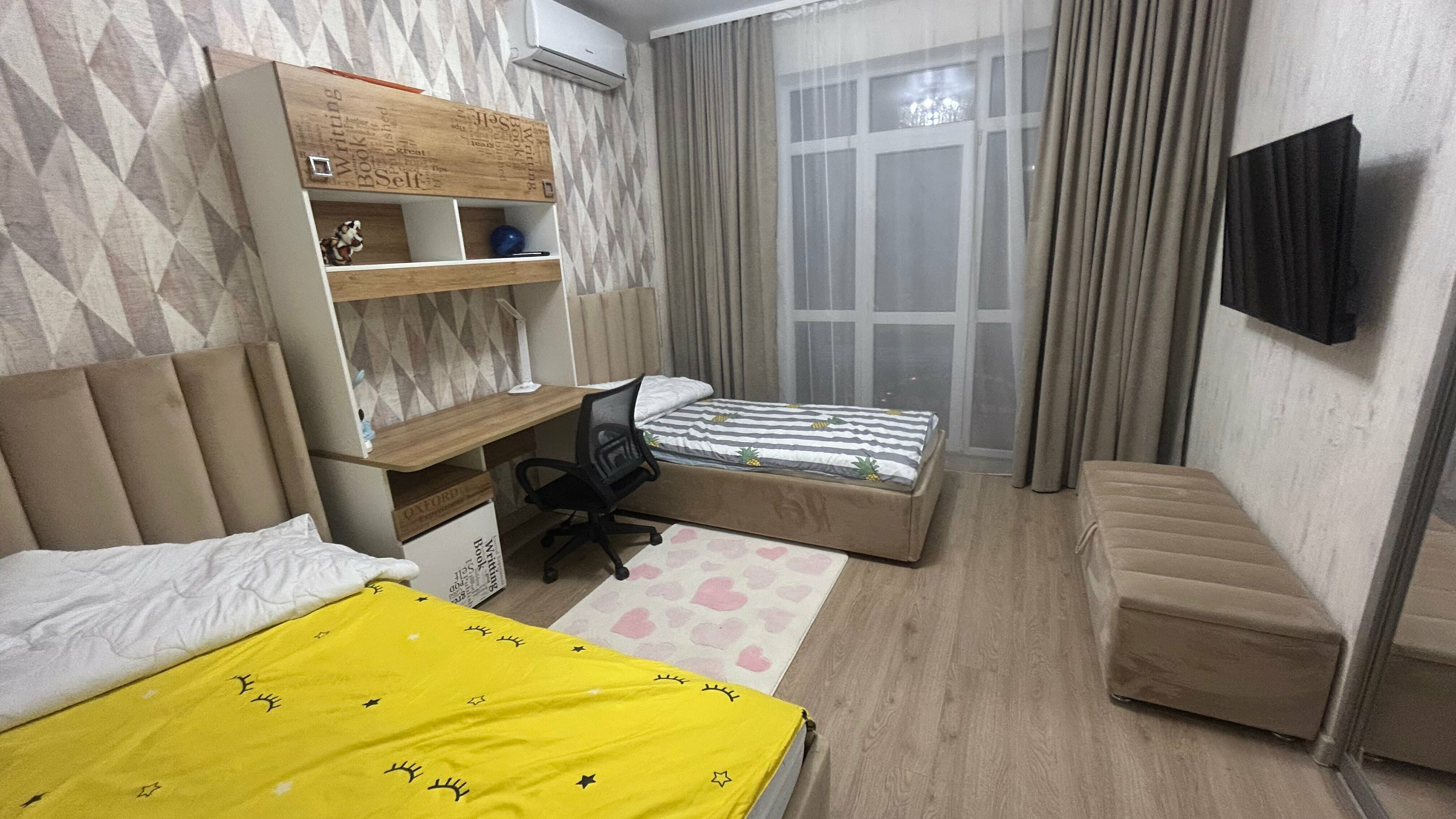 Стандартный двухместный номер с 2 отдельными кроватями, вид на море