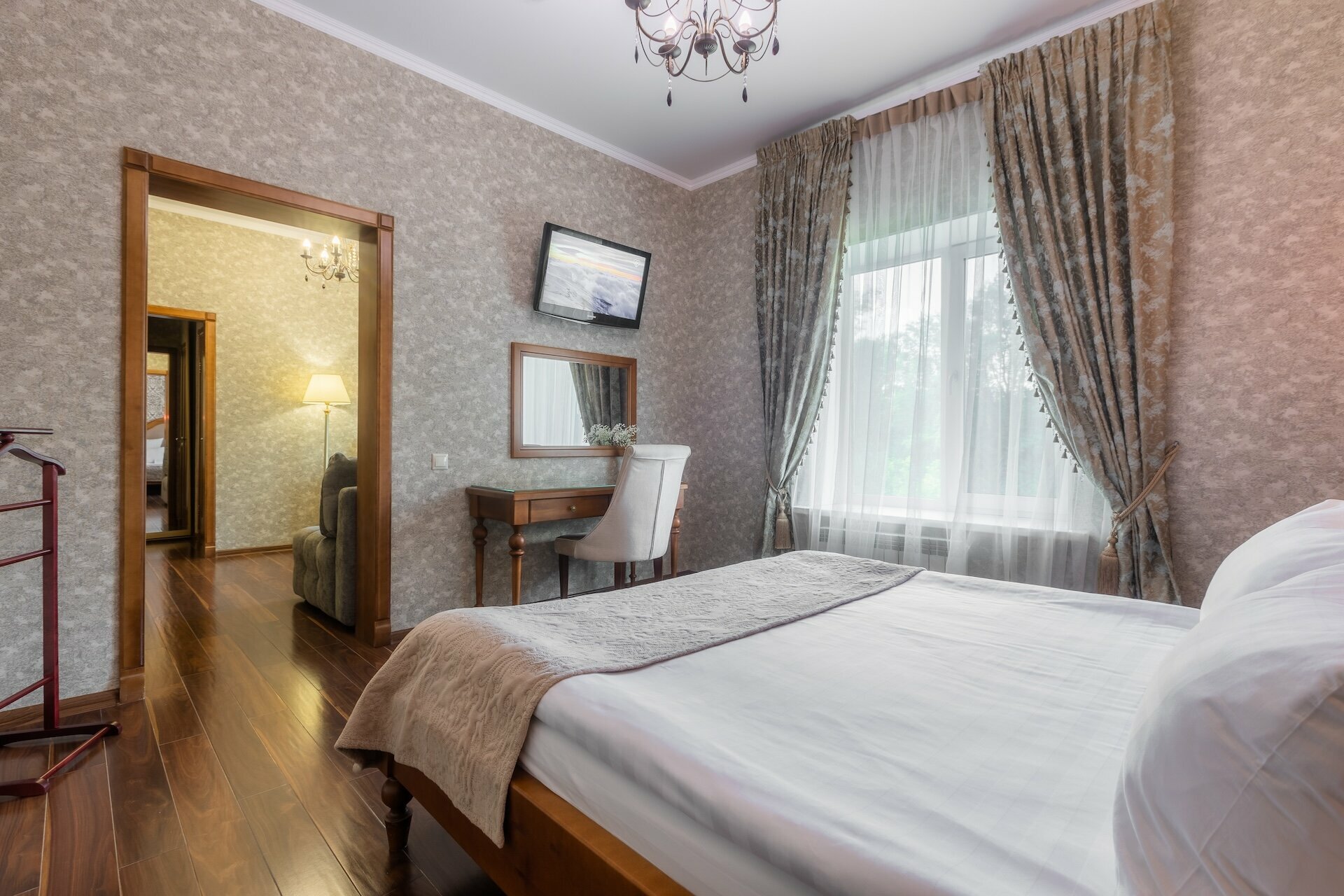 Двухместный номер с 1 кроватью и видом на парк