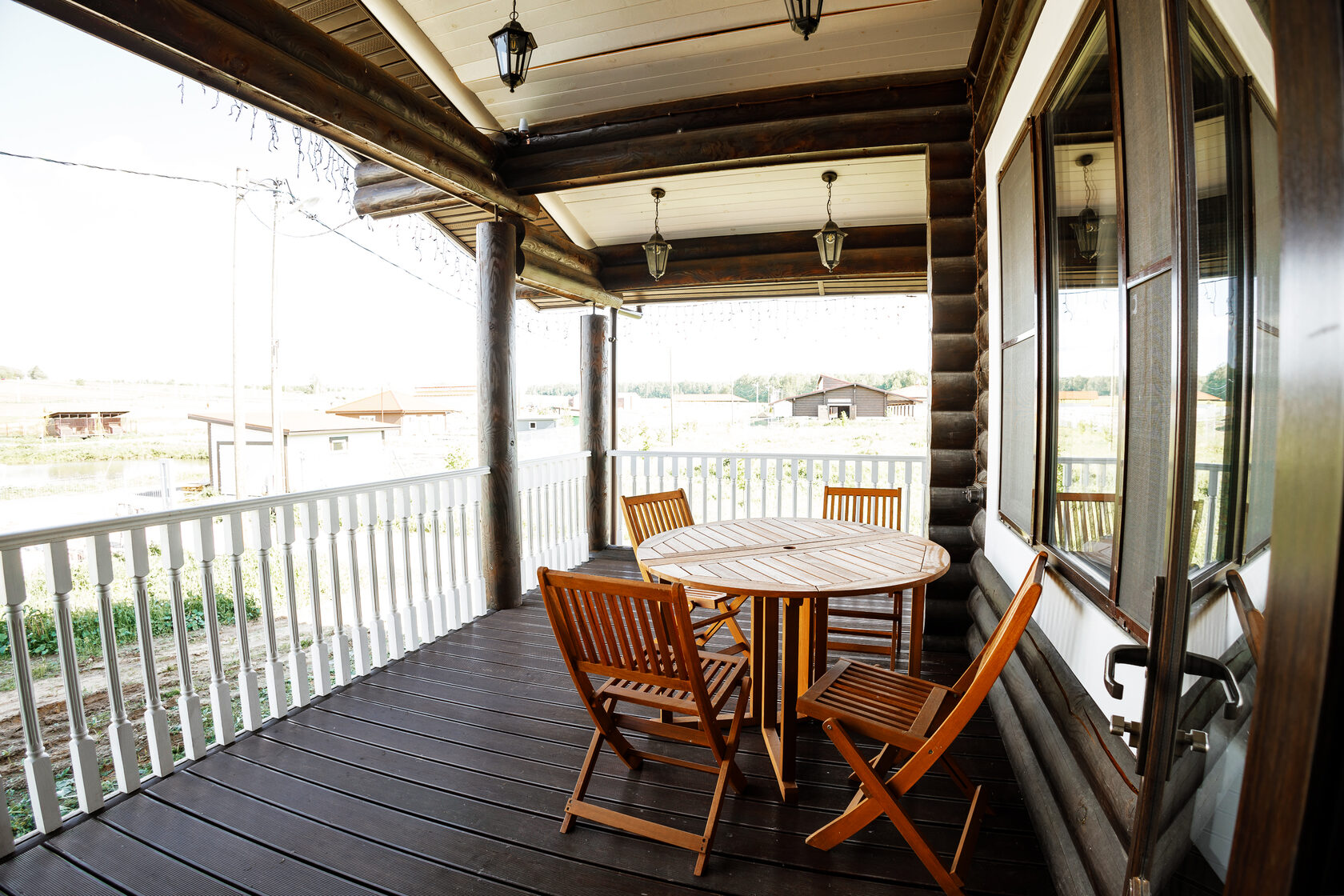 Дом из сруба №12 с камином для 4-6 гостей