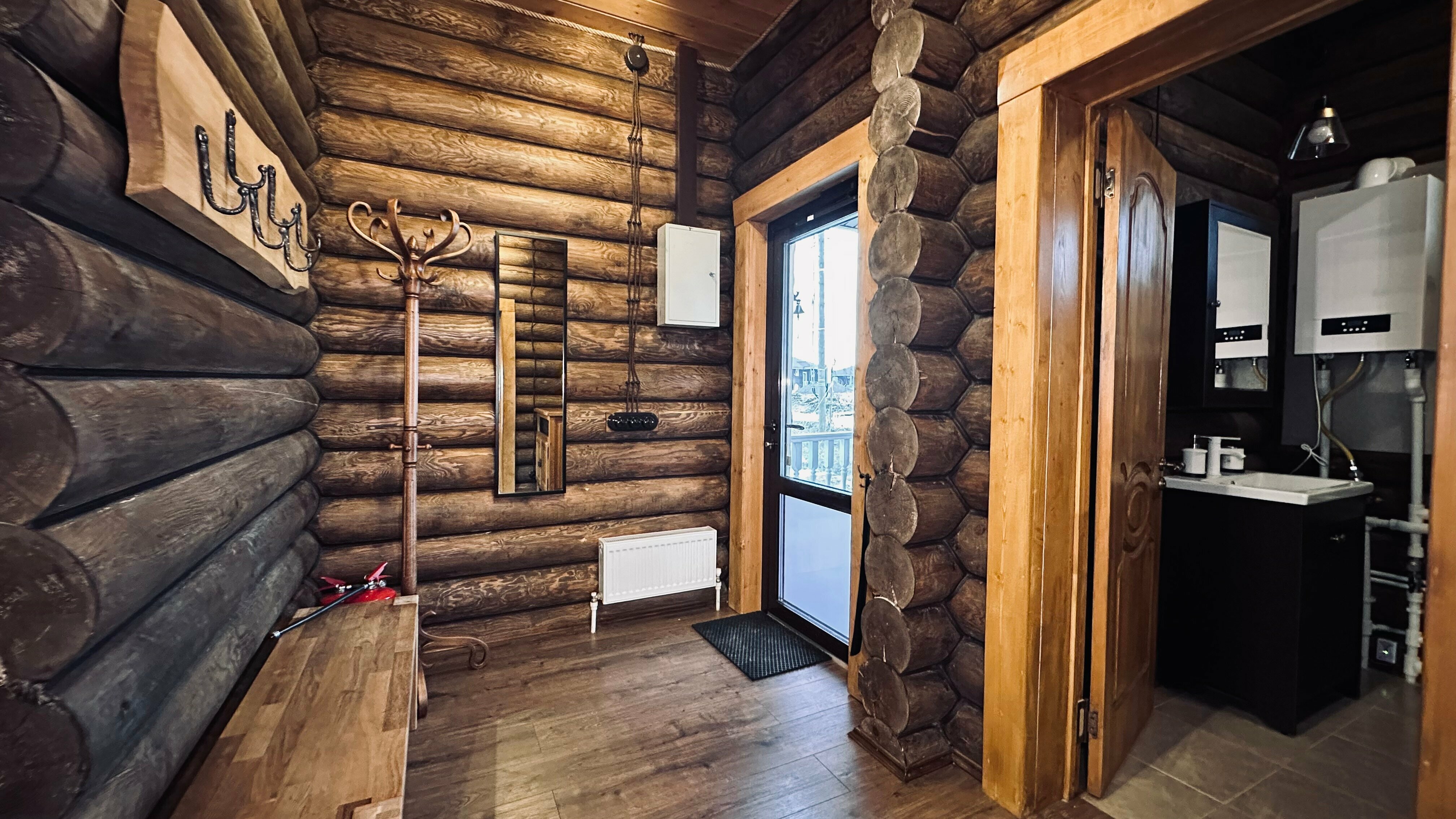 Дом из сруба №6 с террасой для 4-6 гостей