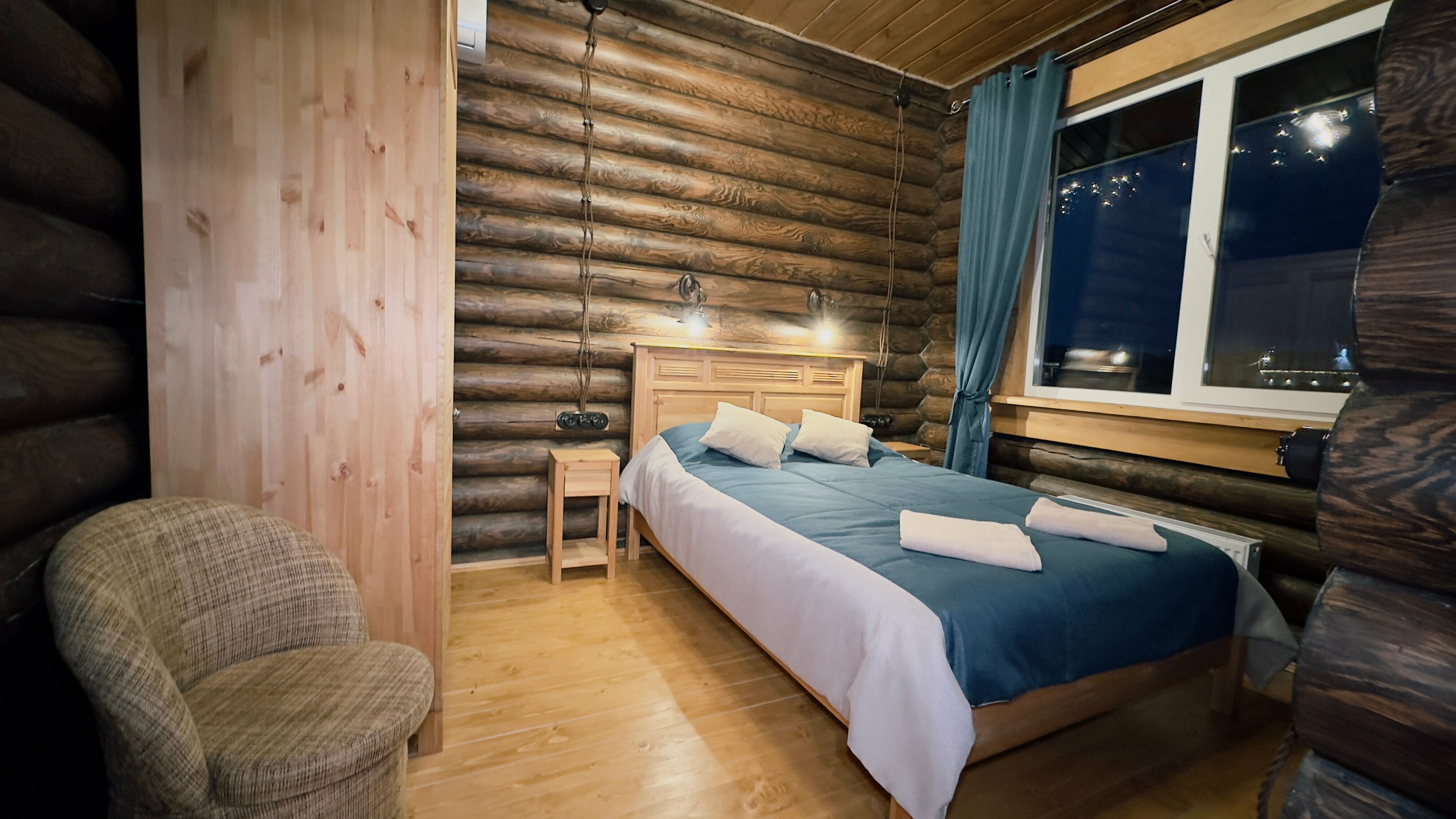 Дом из сруба №10 с террасой для 4-6 гостей