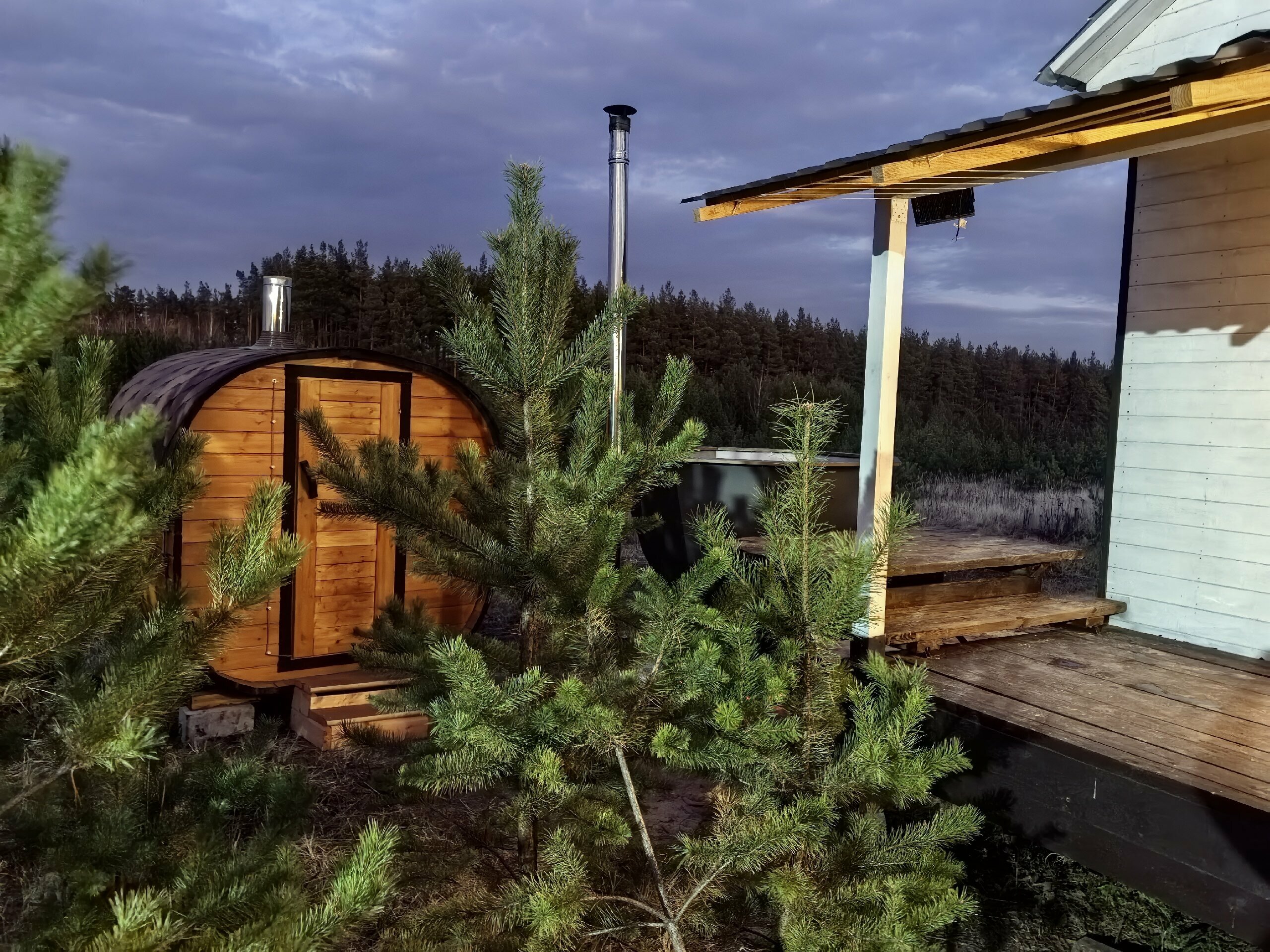 Большой дом с баней и чаном