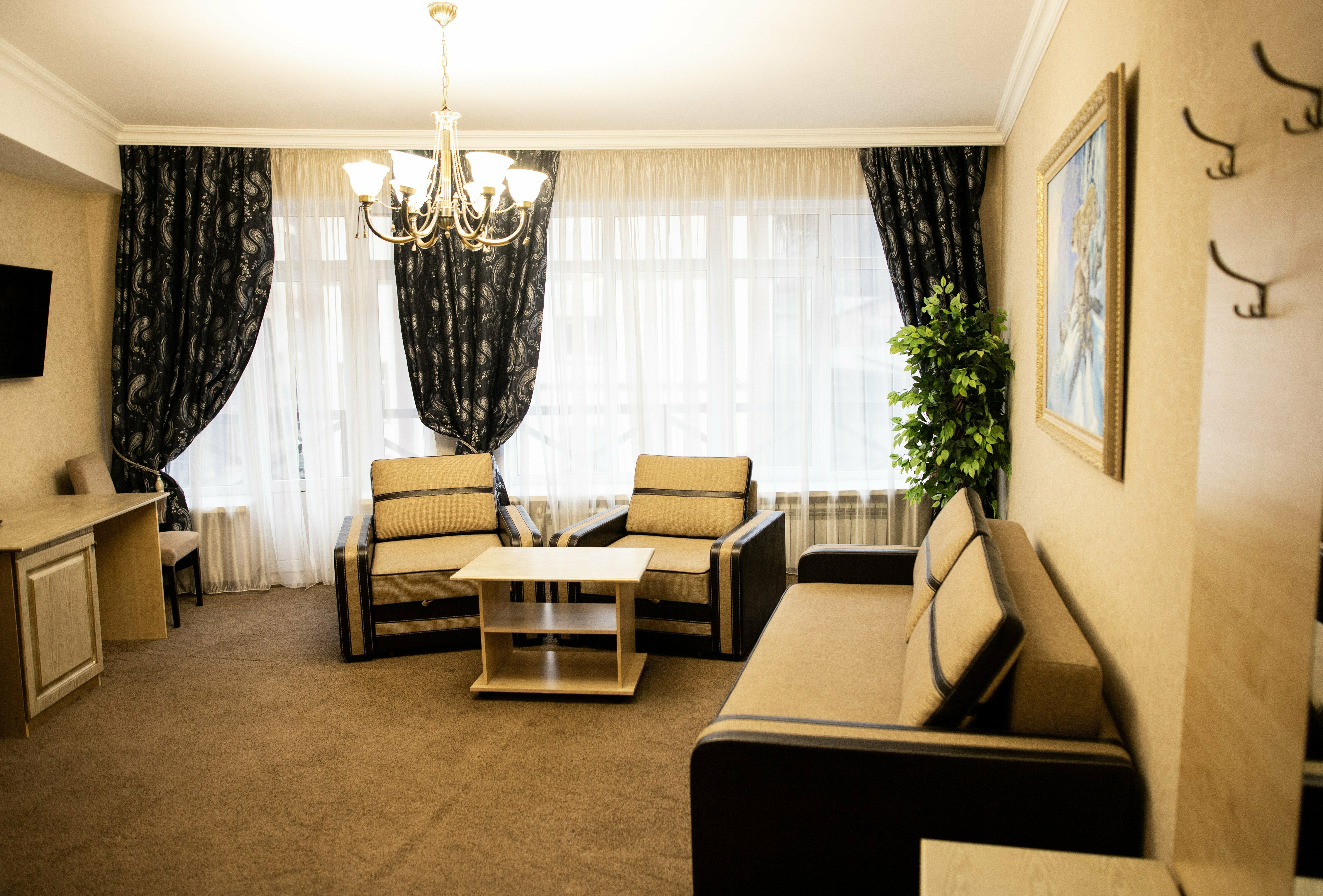 Люкс 2-х комнатный просторный