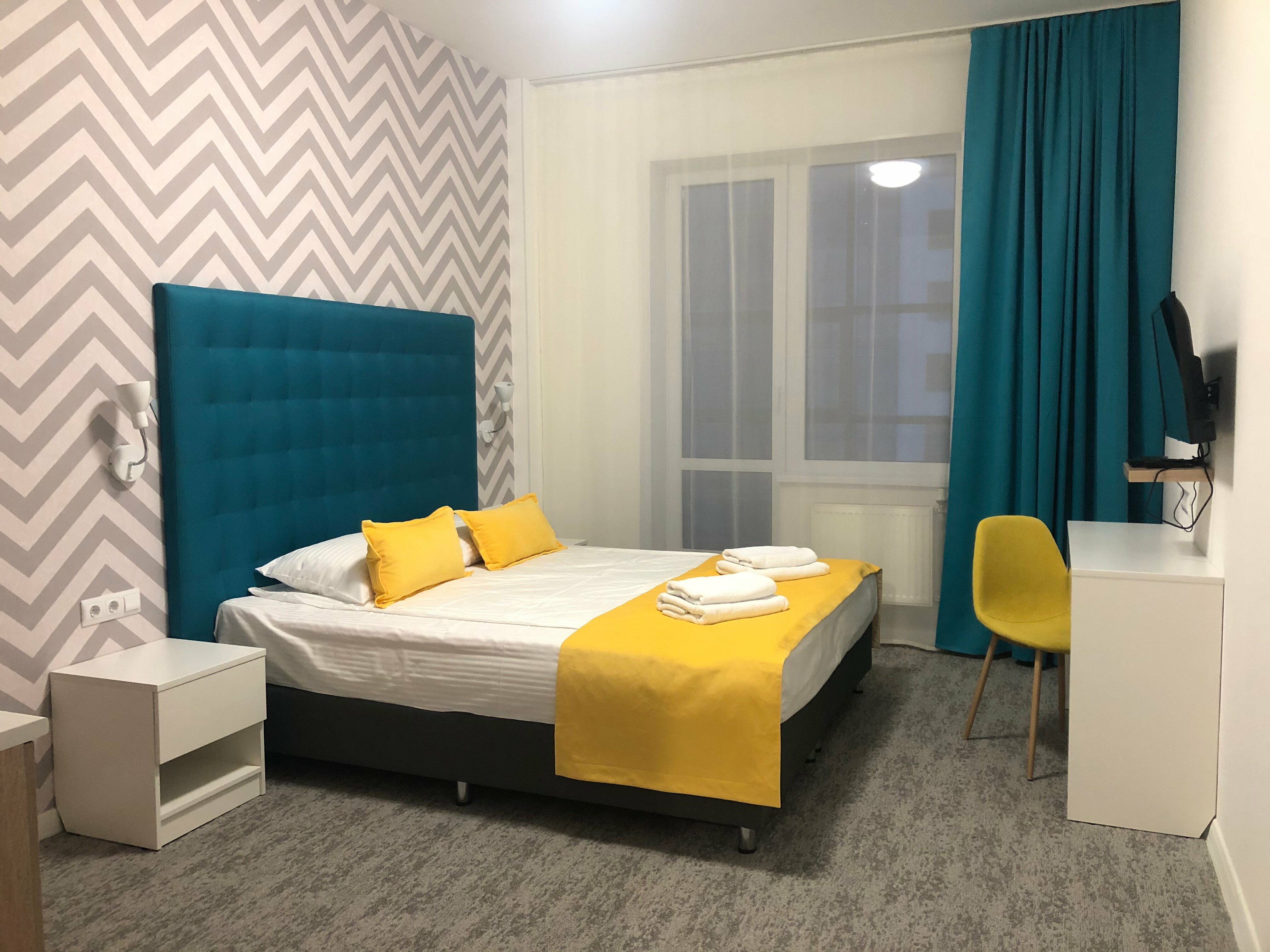 Улучшенный двухместный номер с 1 кроватью или 2 отдельными кроватями, вид на город