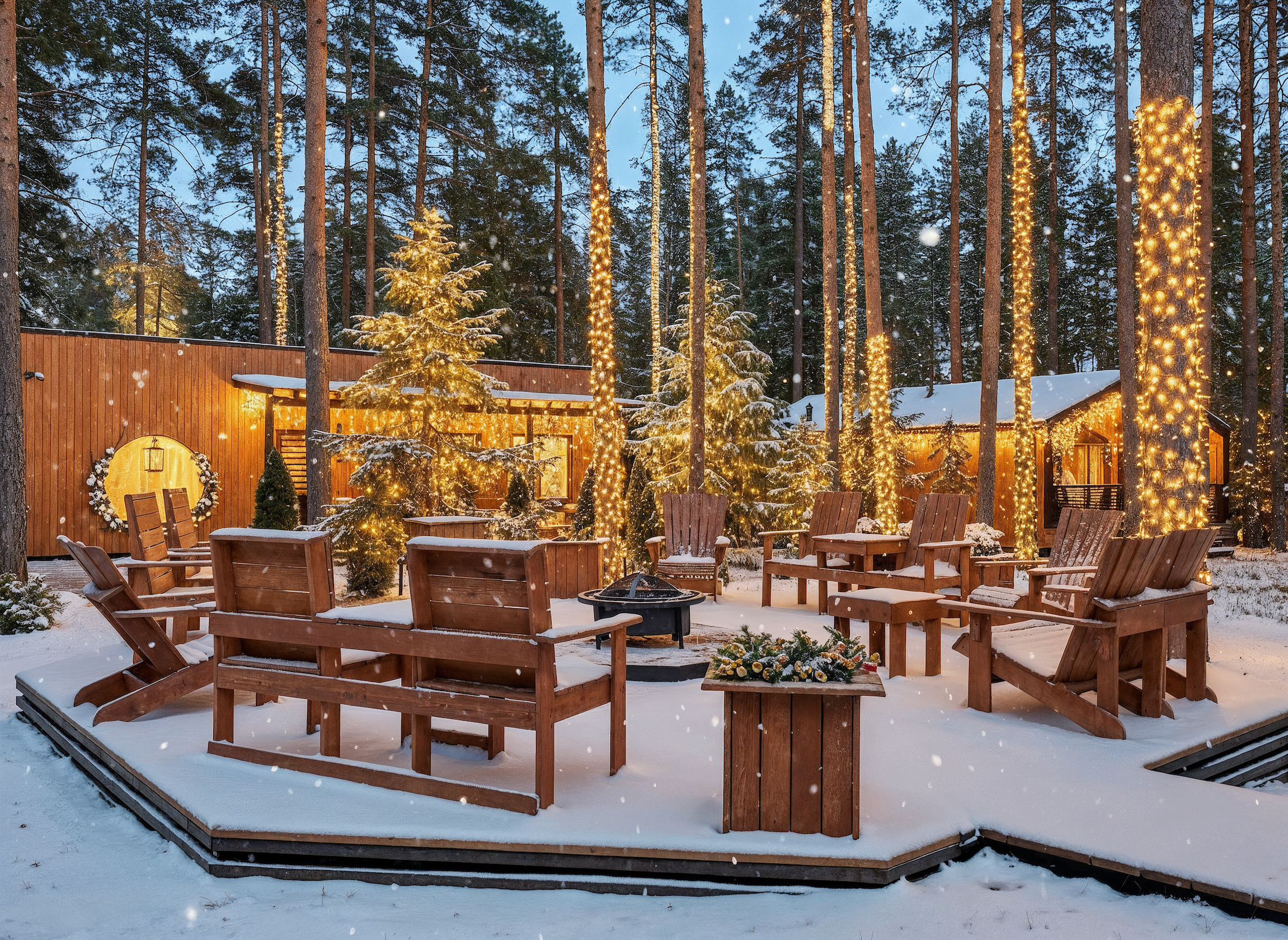 Дом №1 с купелью, баней и зоной отдыха