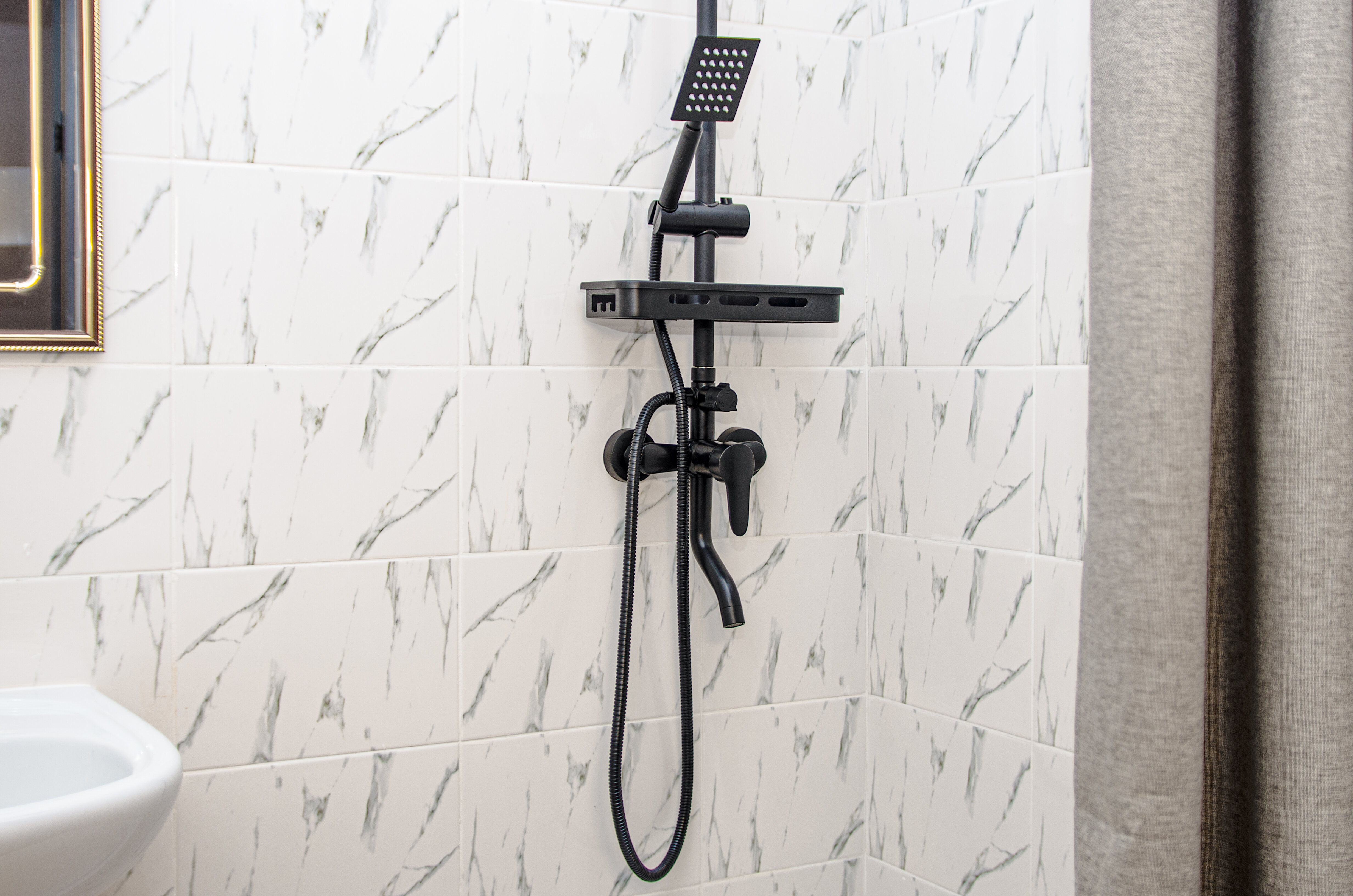 Двухместный номер с двумя односпальными кроватями и общей кухней