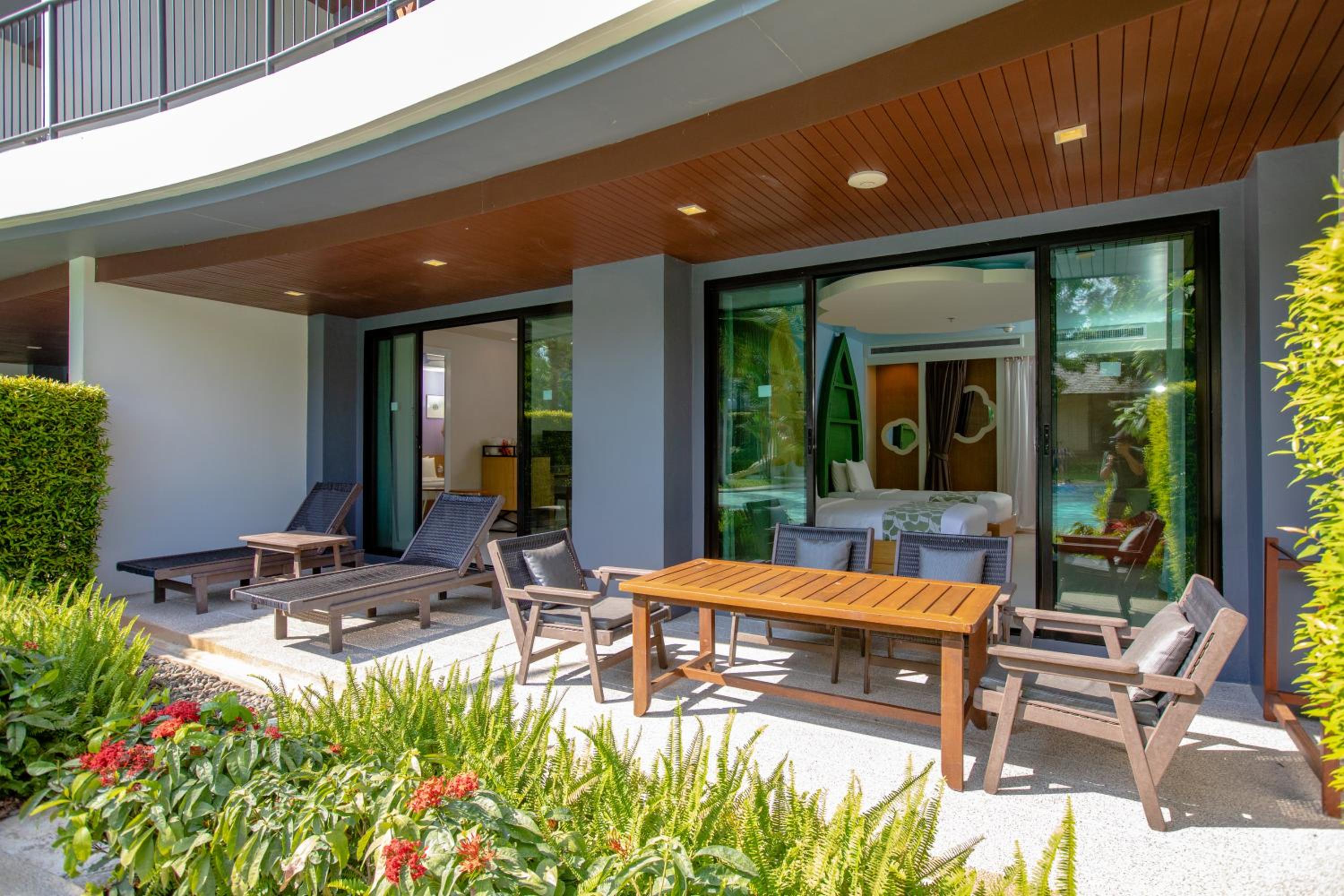 Two Bedroom Family Suite with Pool View