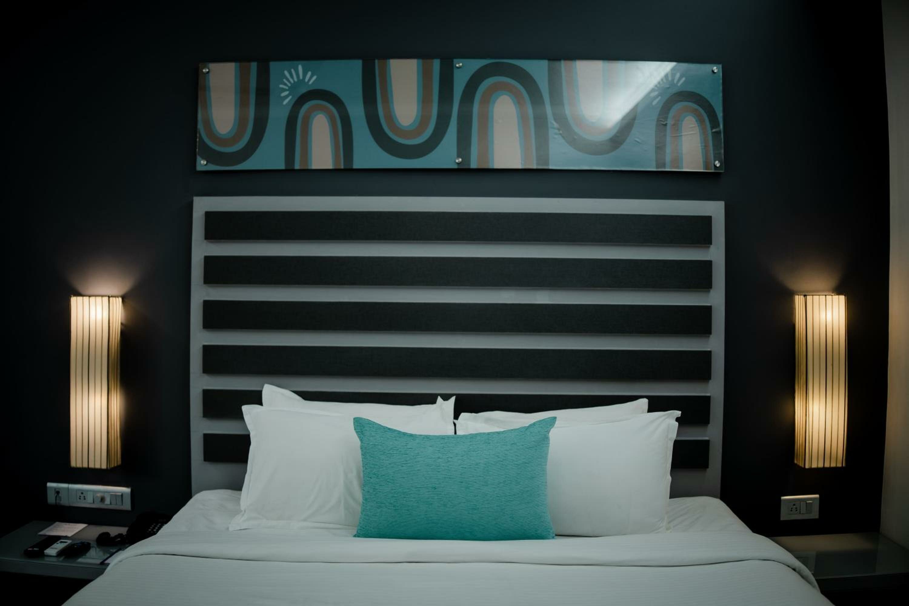 Luxury  Pool View Suite with living room & balcony	