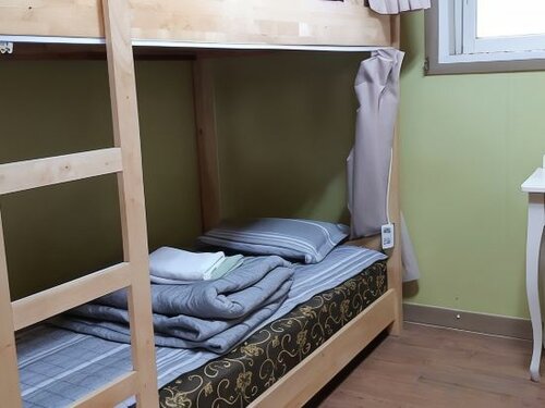 Bed In Bunk Female Quadruple Dormitory Room в Birdsnest Hostel Hongdae