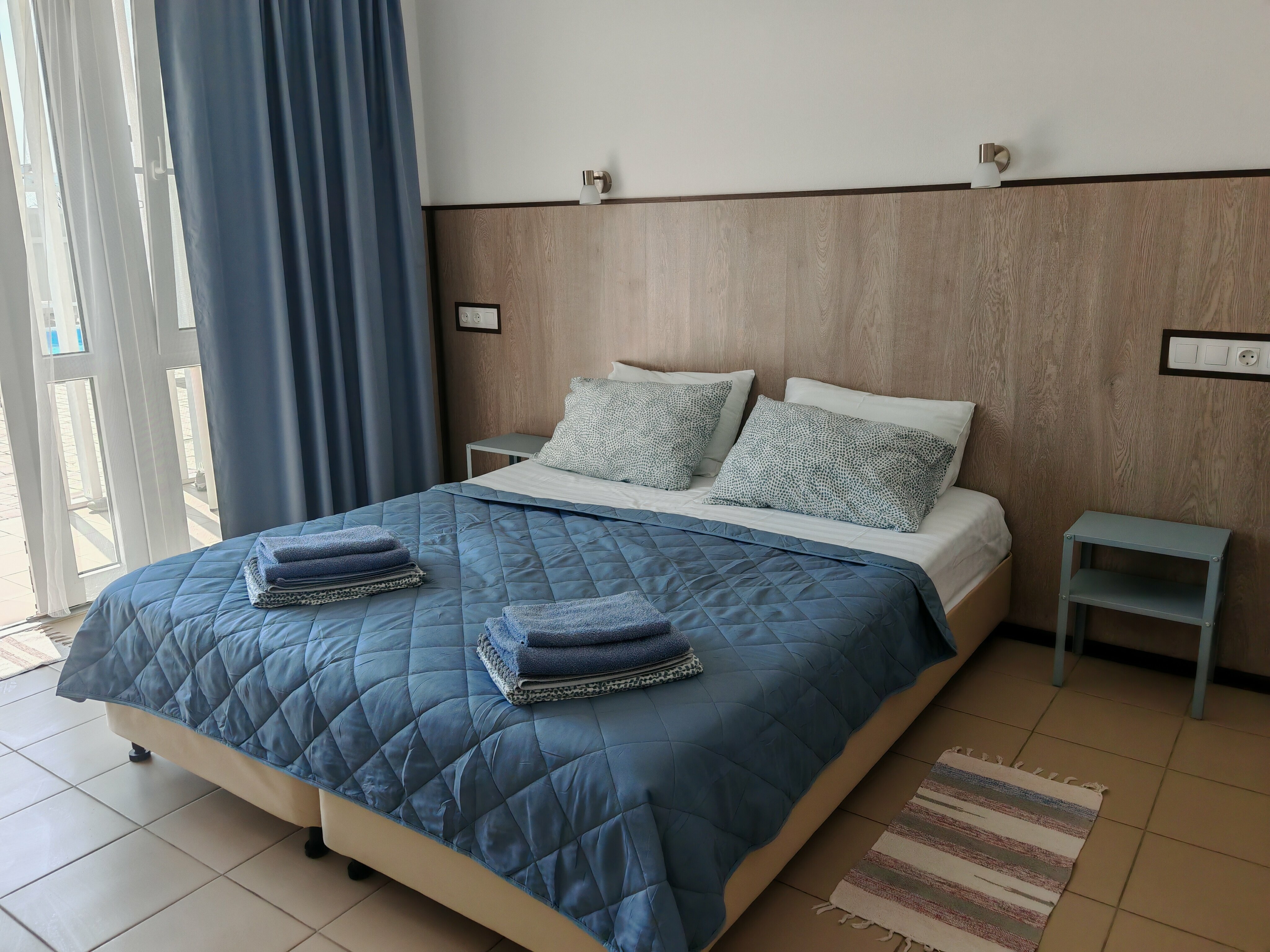 Двухместный номер с 1 кроватью и балконом, вид на море