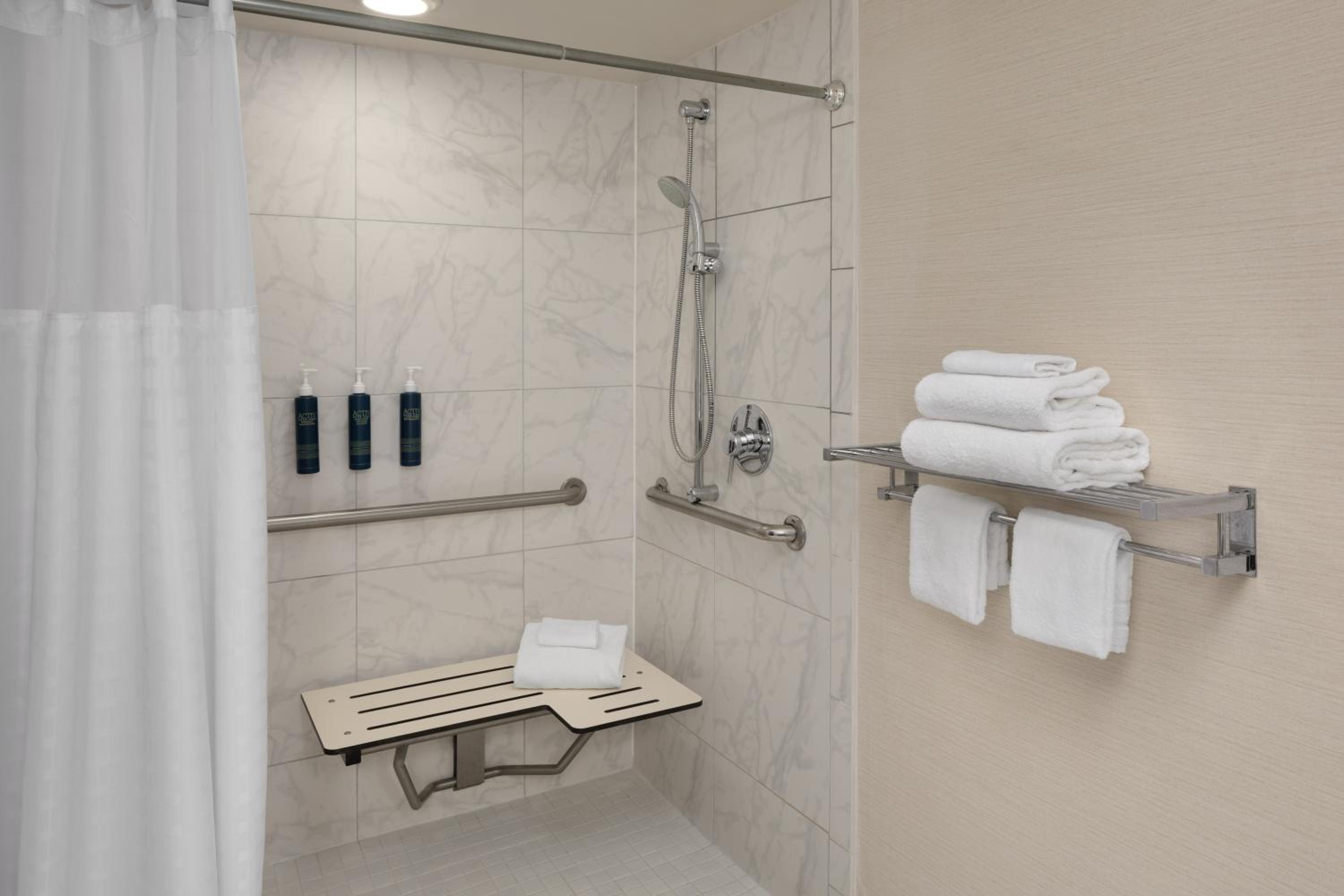 Larger King Room with Sofa Bed and Roll-in Shower – Mobility and Hearing Accessible