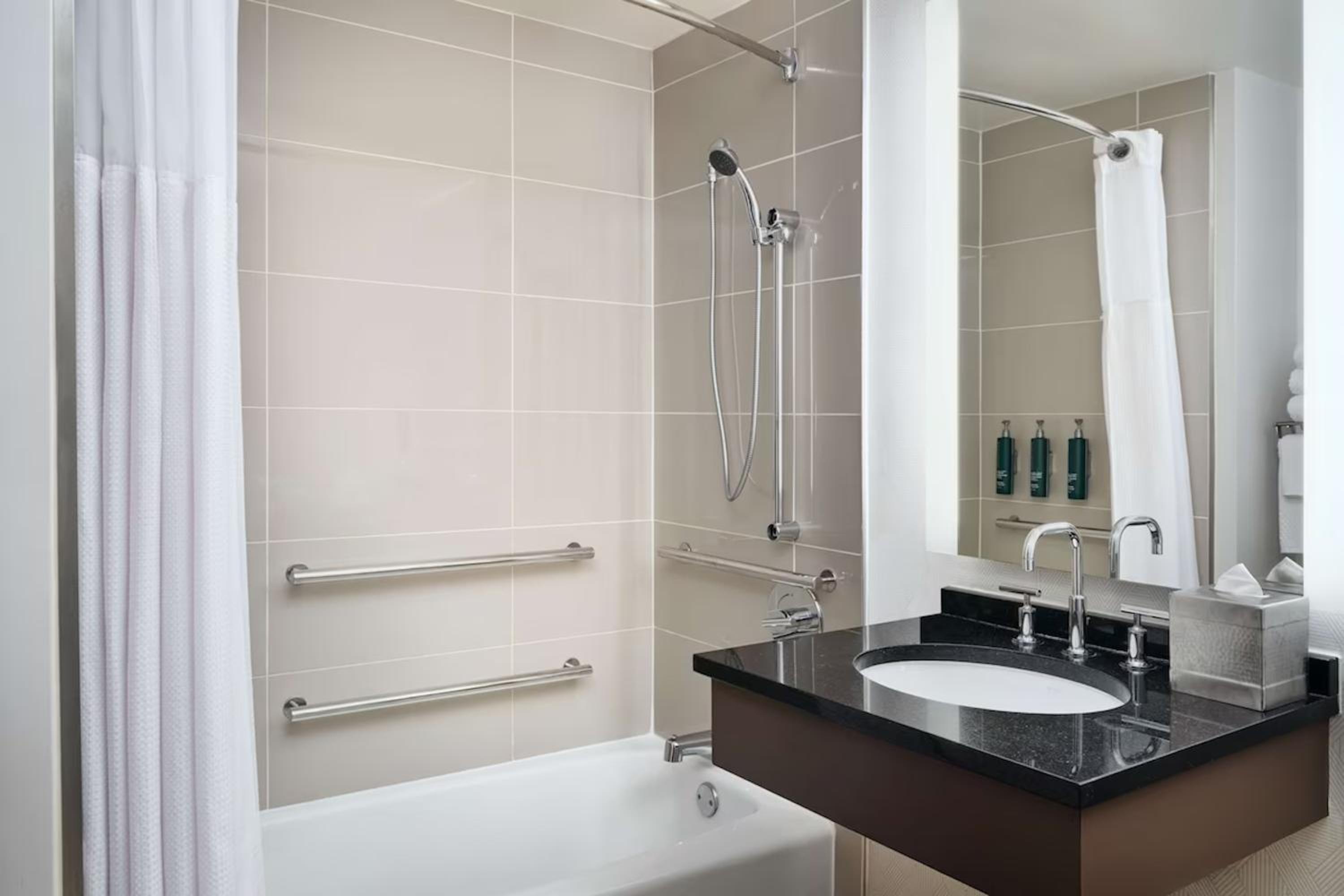 King Room with City View and Accessible Tub - Mobility Access