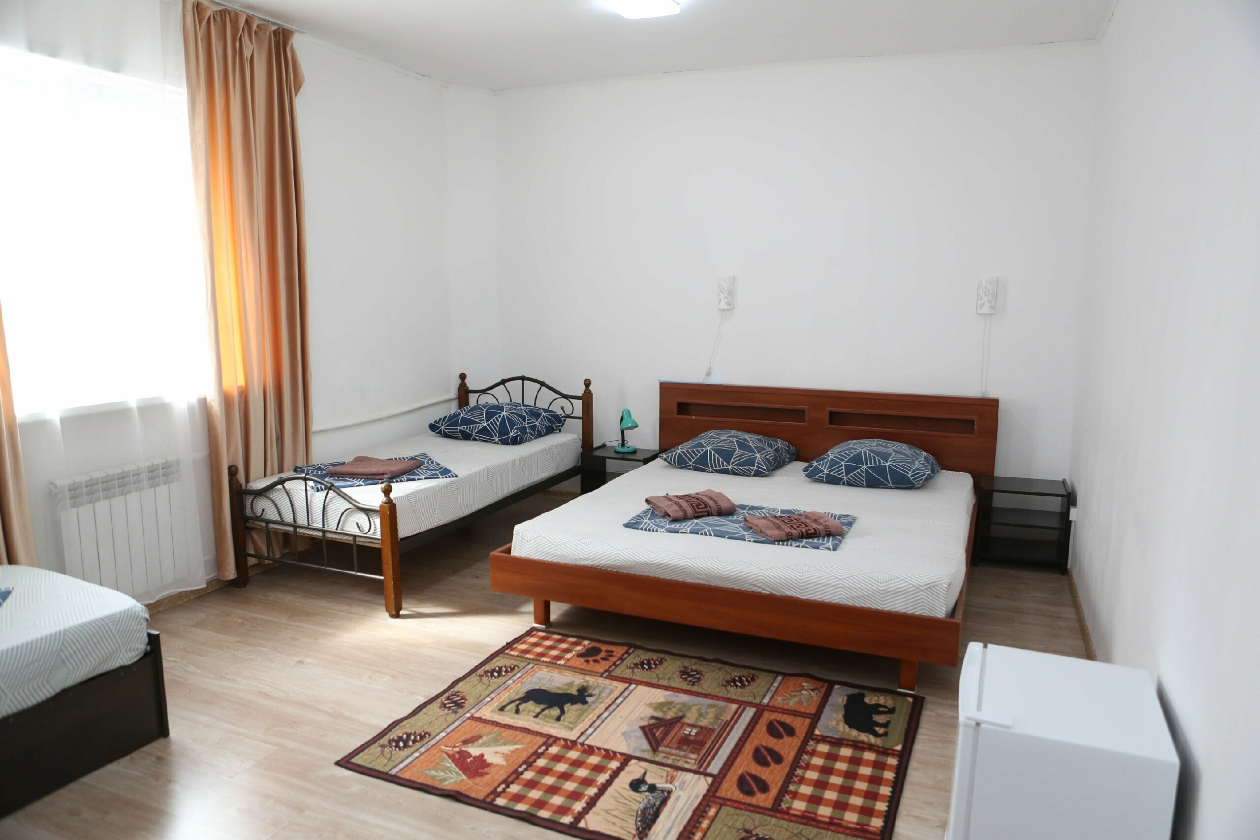 Cемейный номер с собственной ванной комнатой