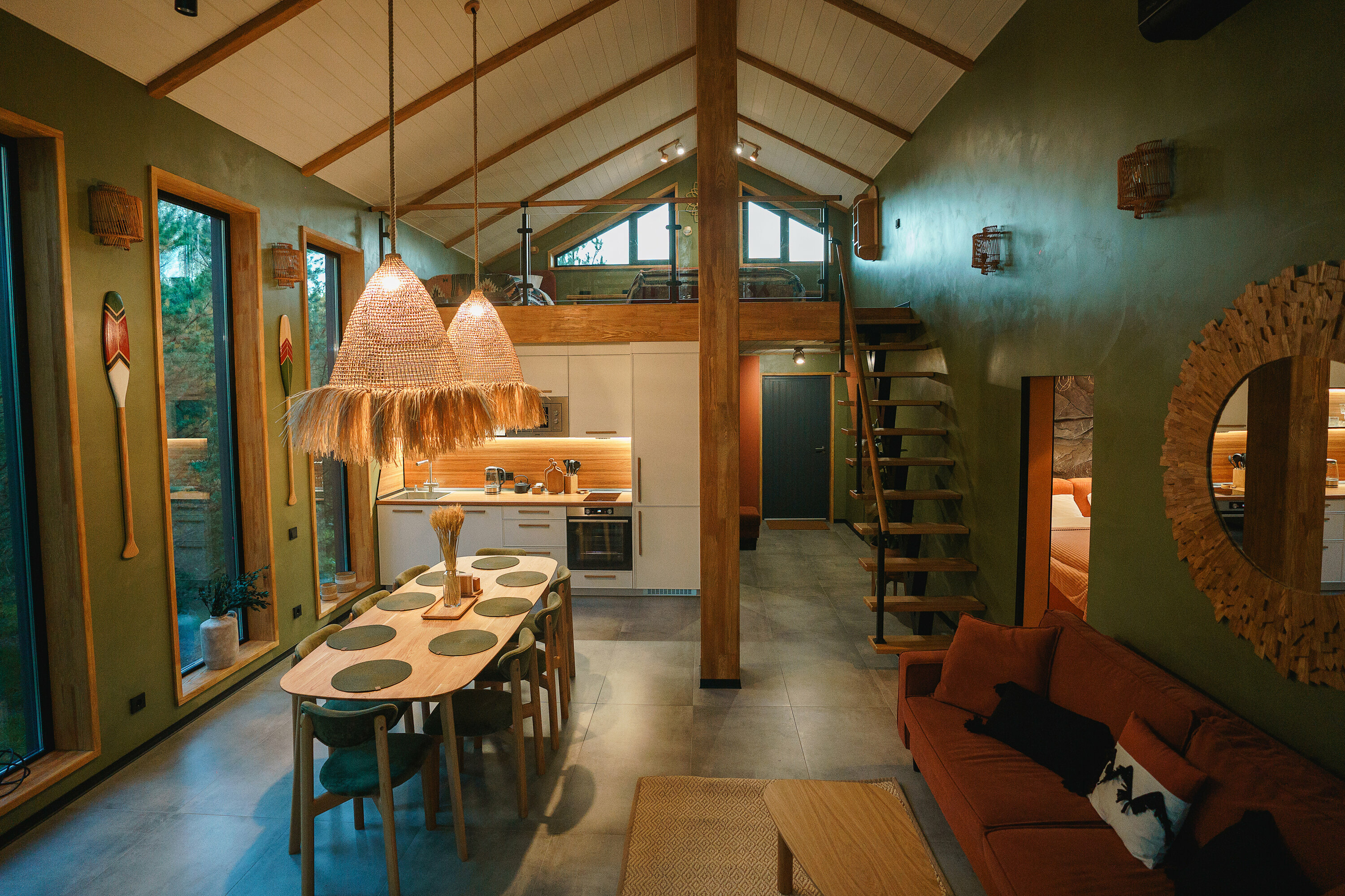 Коттедж с видом на лес